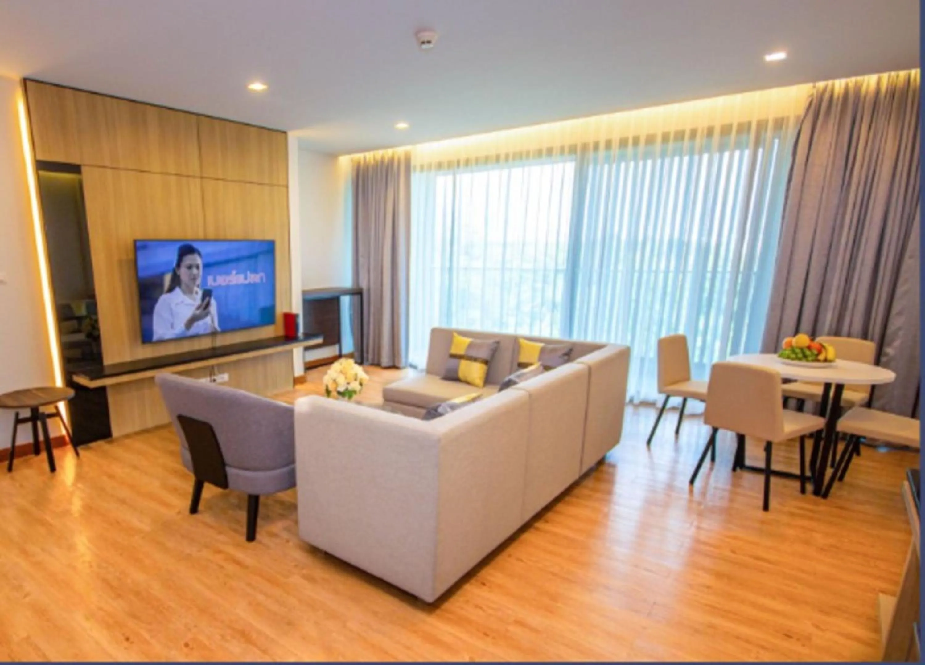 Living room in The Grand Chaiyapruek Nimman Chiangmai