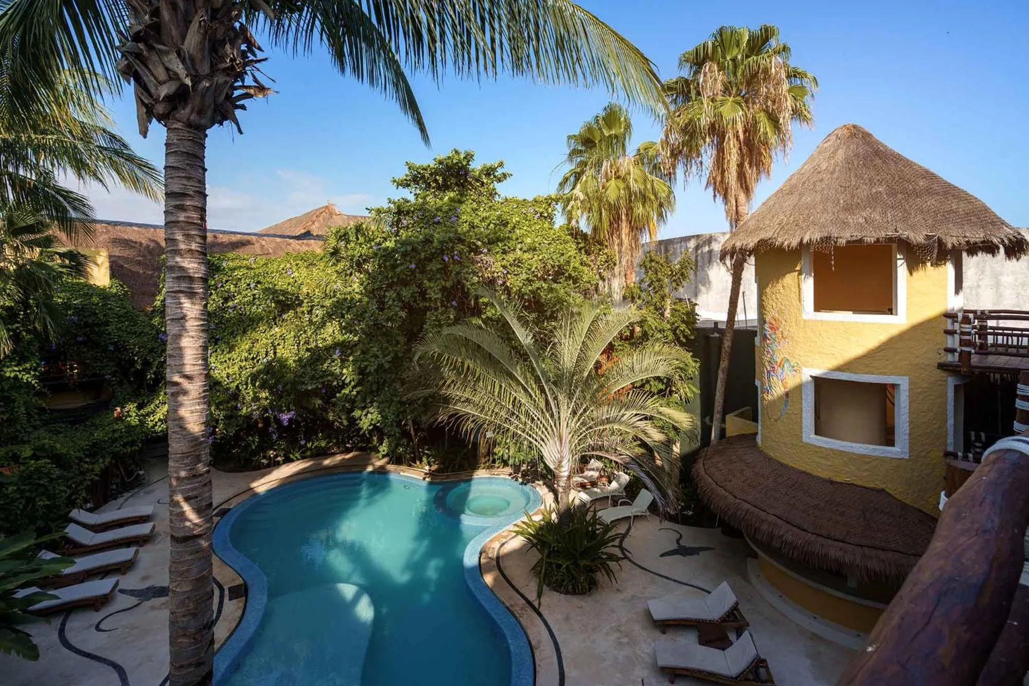 Swimming pool in Exe El Pueblito