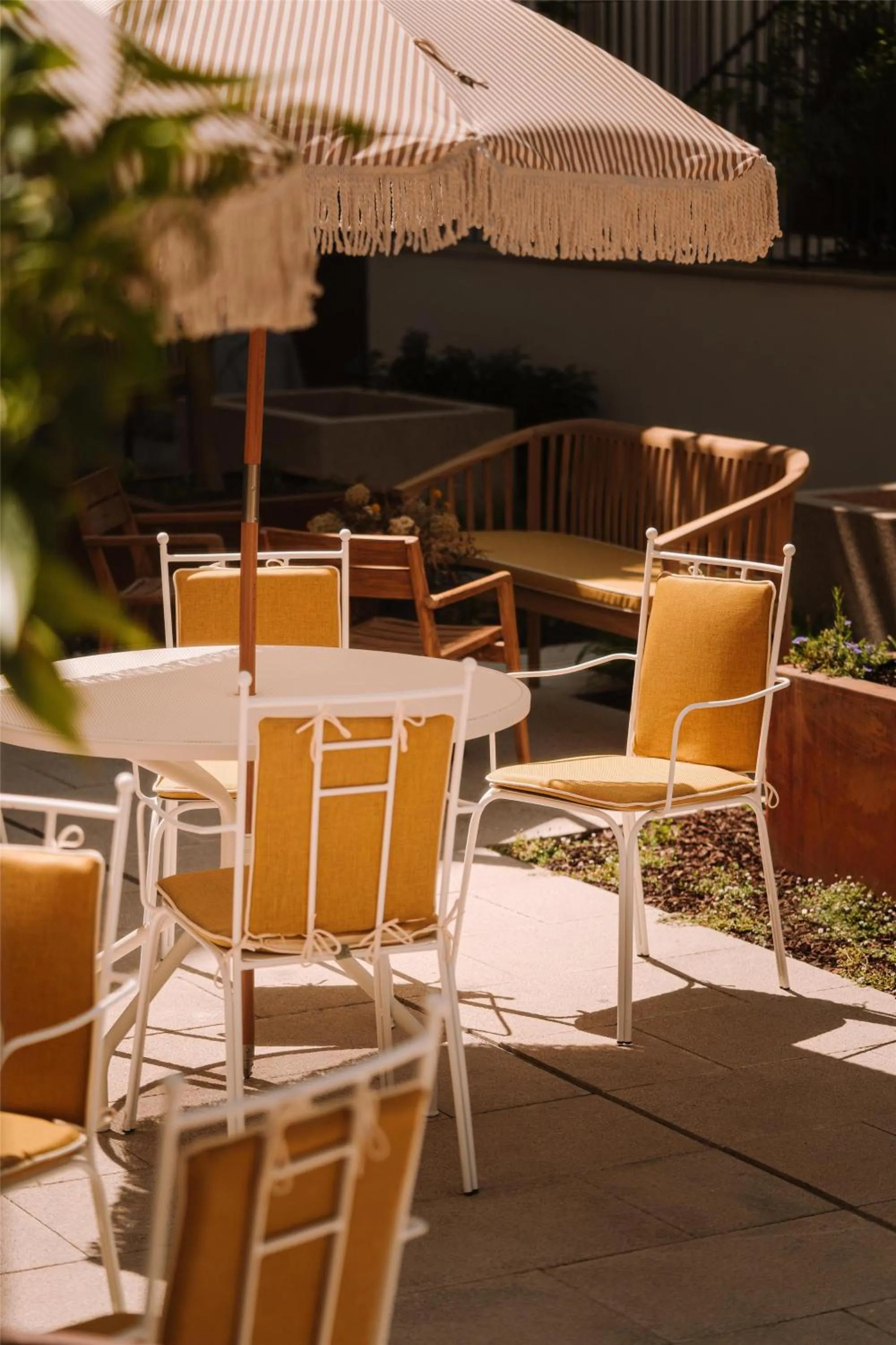 Inner courtyard view in Palacio De Godoy Caceres, Curio Collection By Hilton