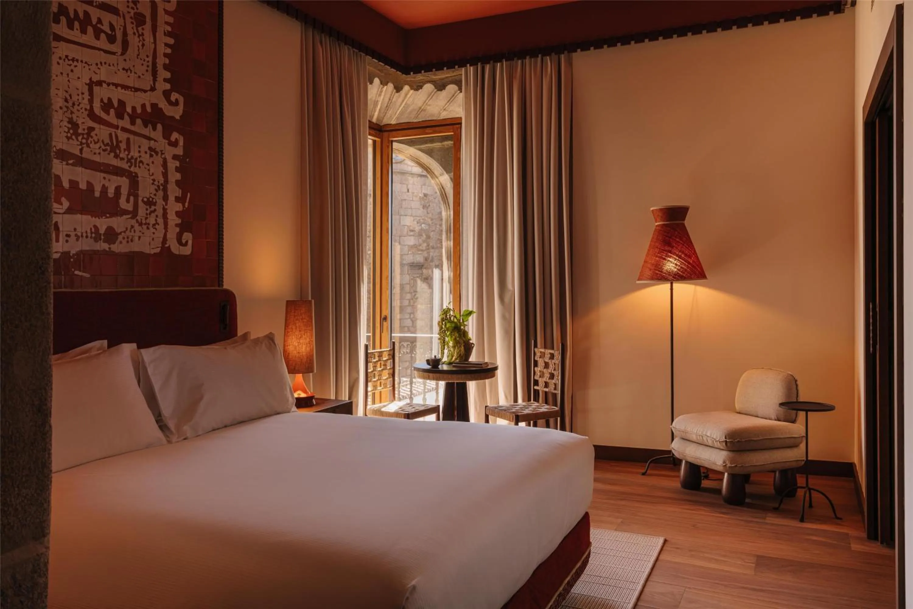 Bed in Palacio De Godoy Caceres, Curio Collection By Hilton