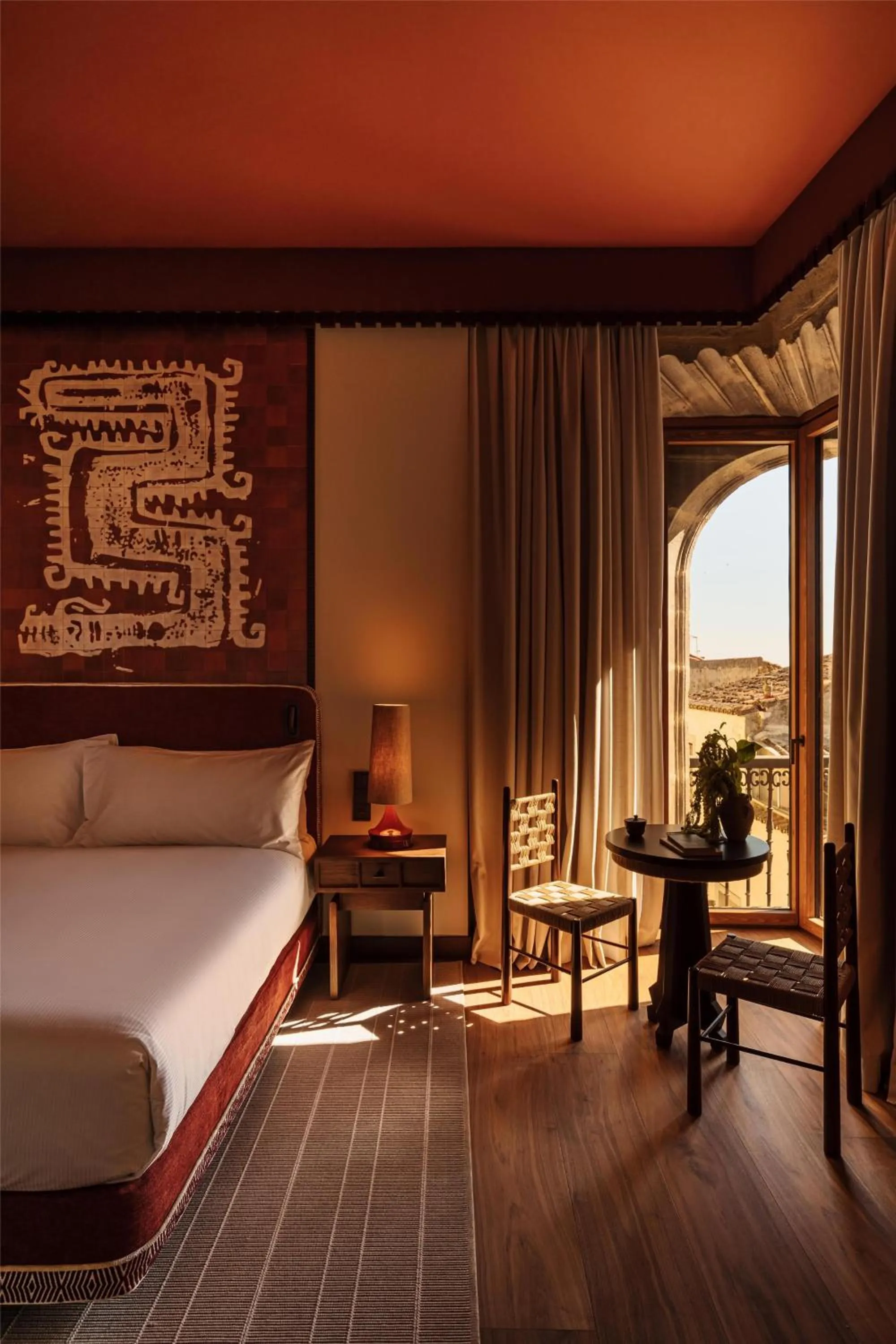 Bed in Palacio De Godoy Caceres, Curio Collection By Hilton