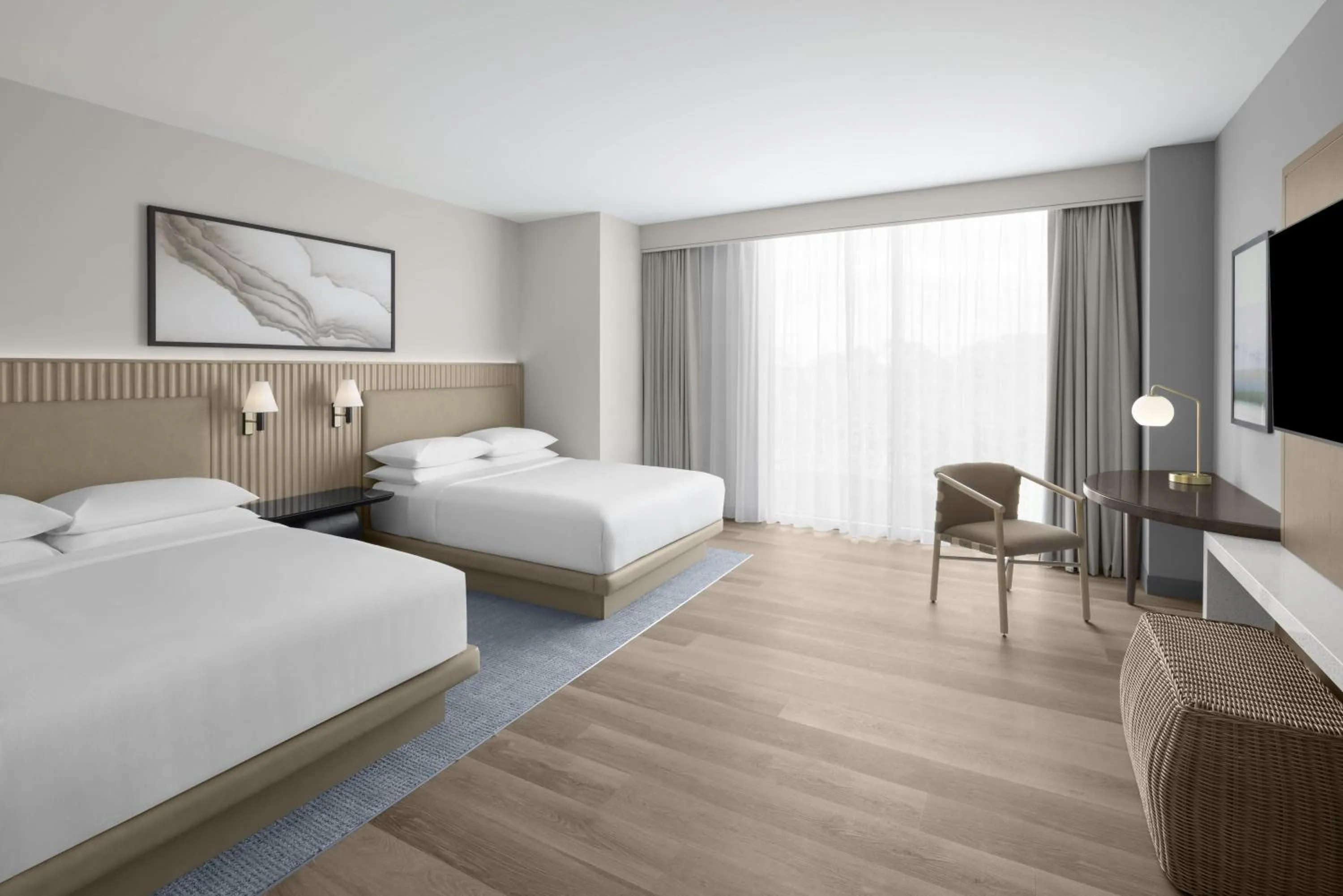 Bed in Hilton Jacksonville At Mayo Clinic