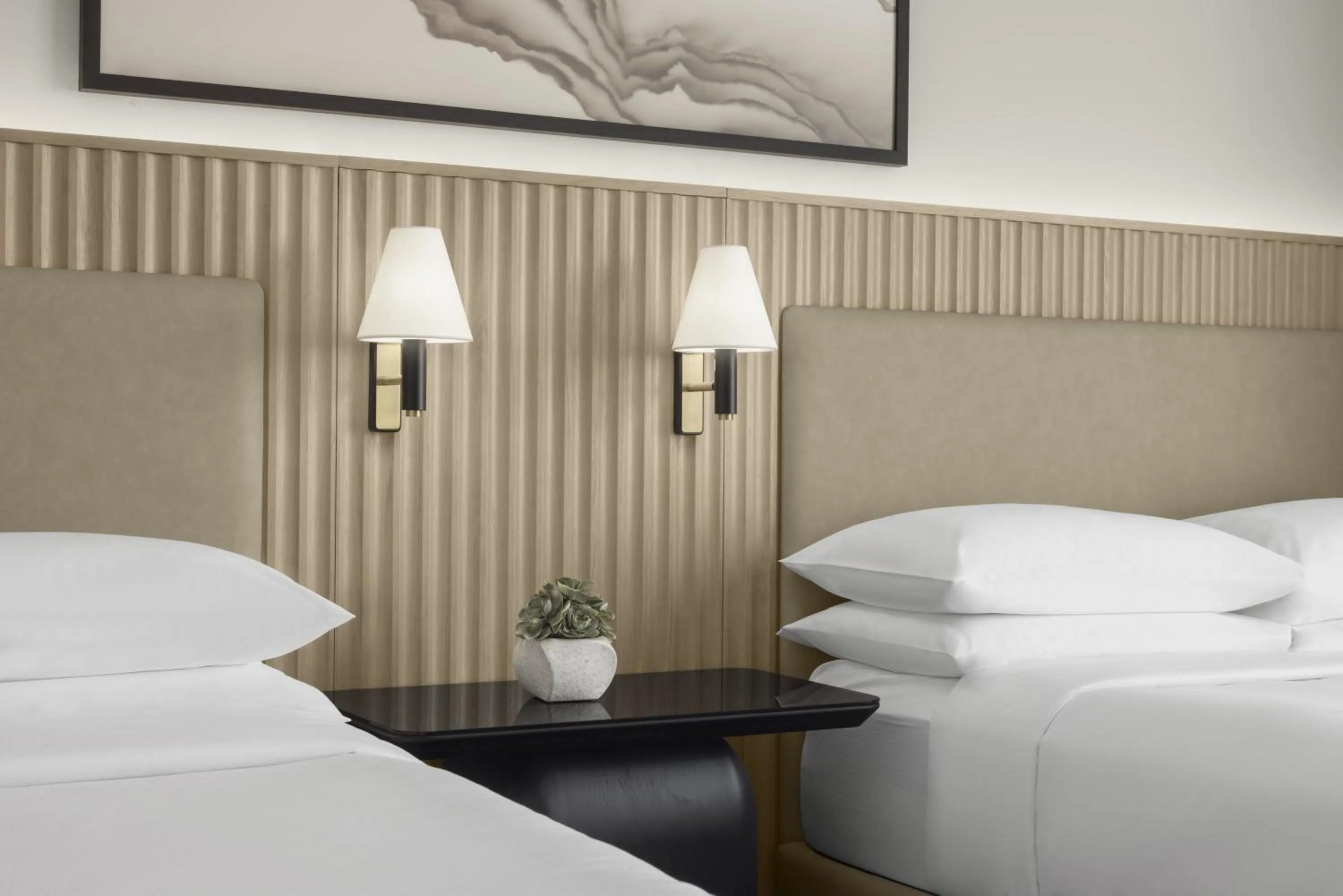 Bedroom, Bed in Hilton Jacksonville At Mayo Clinic