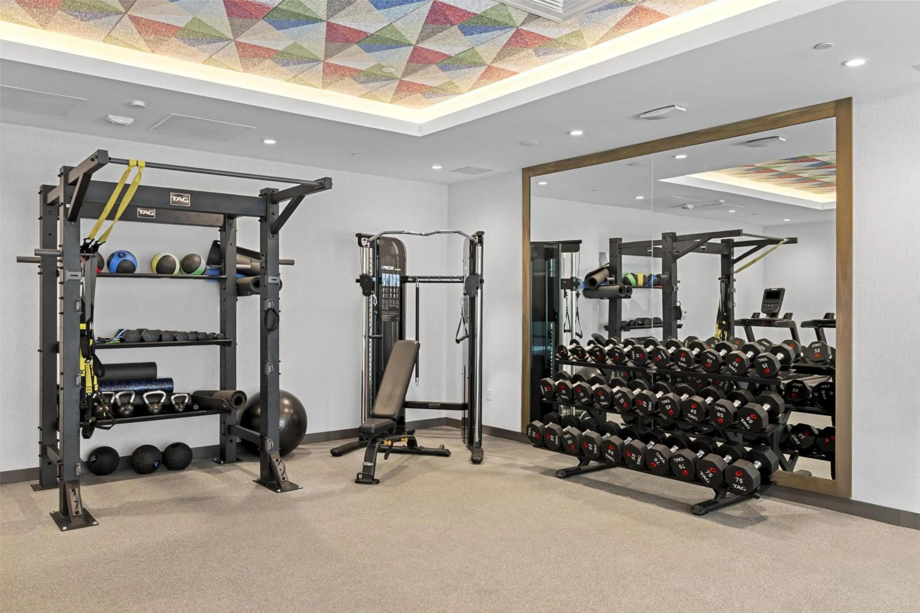 Fitness centre/facilities in Home2 Suites By Hilton Riverside Downtown