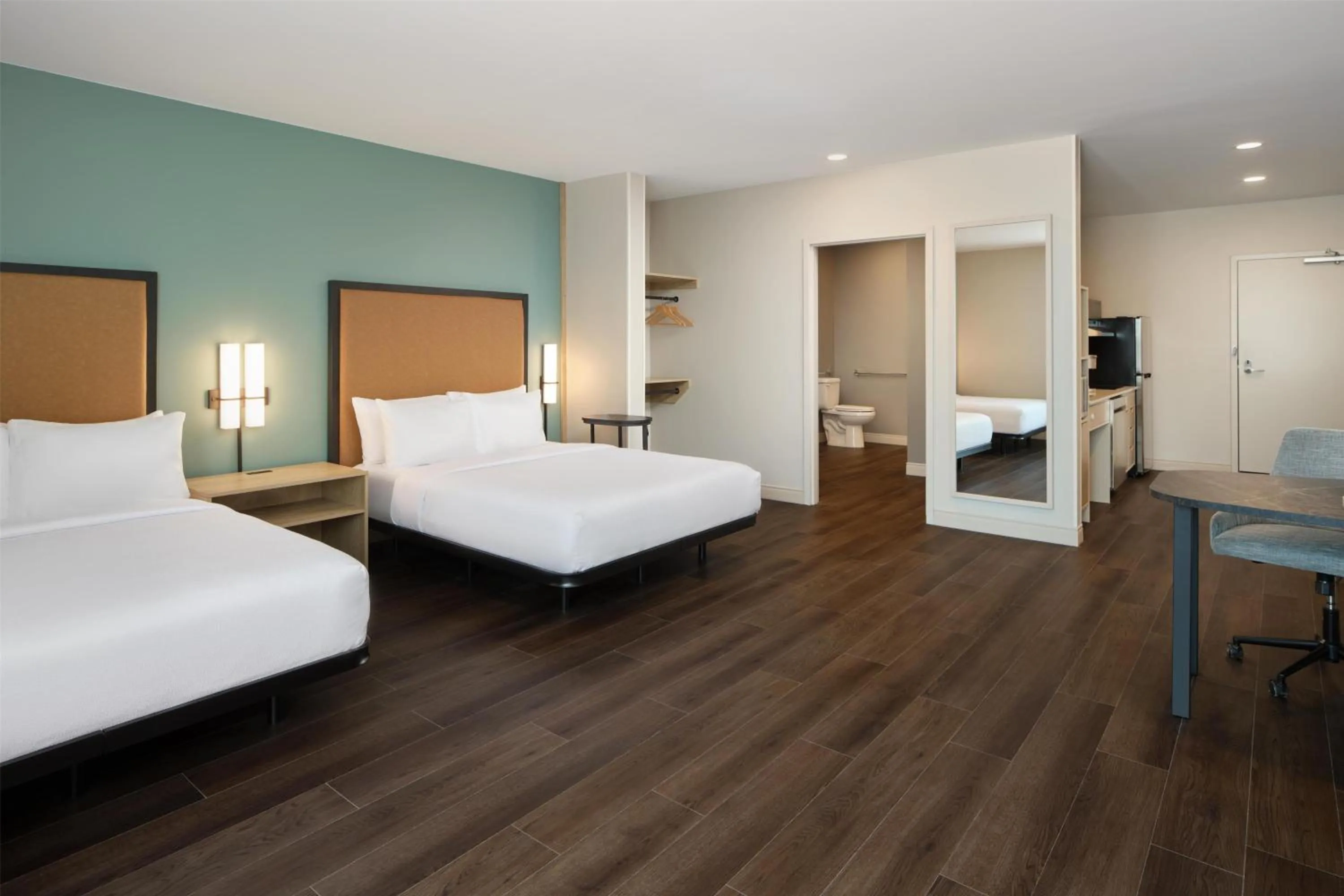 Bed in LivSmart Studios By Hilton Tullahoma