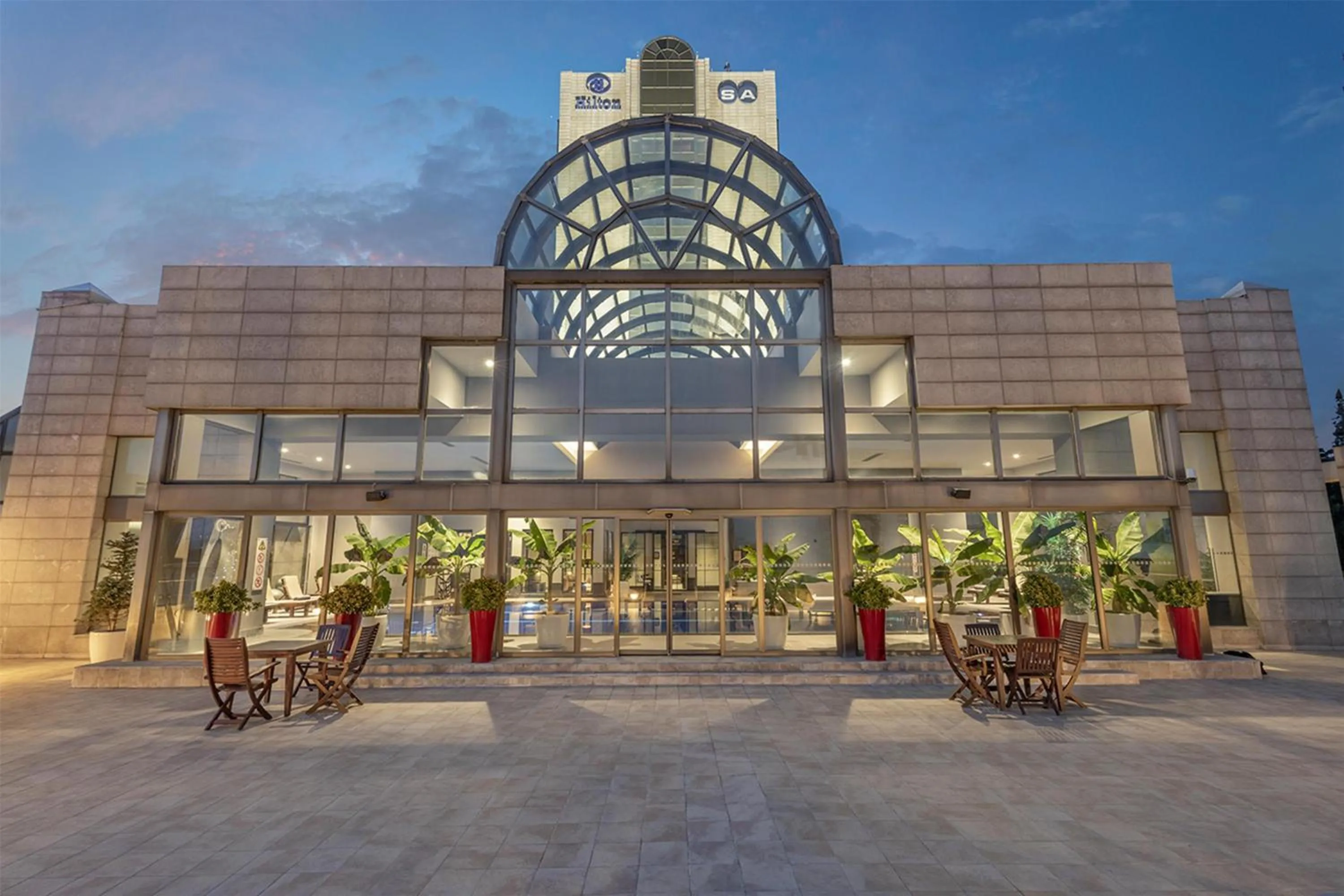 Patio in Ankara HiltonSA