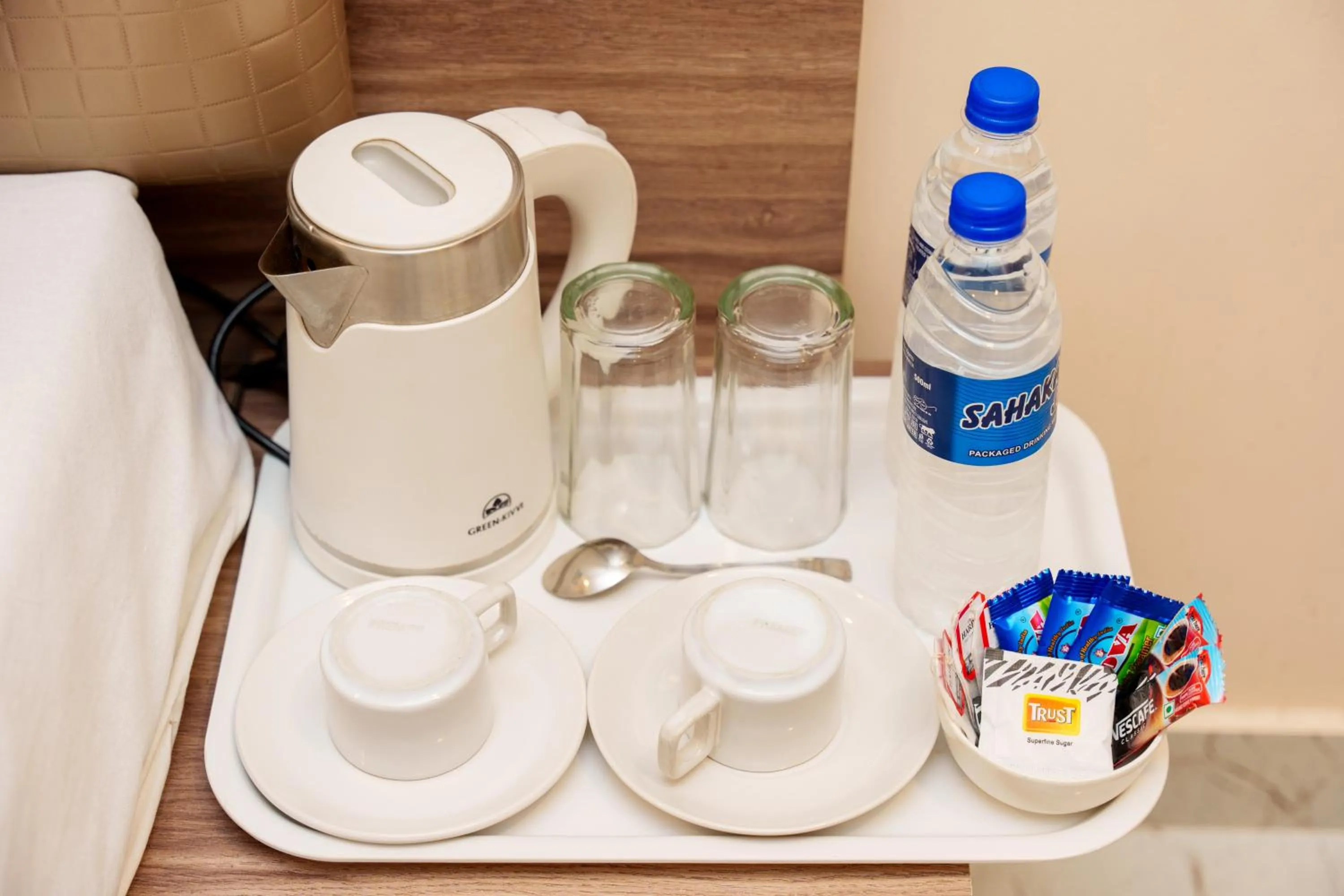 Coffee/tea facilities in Wood house beach resort calangute