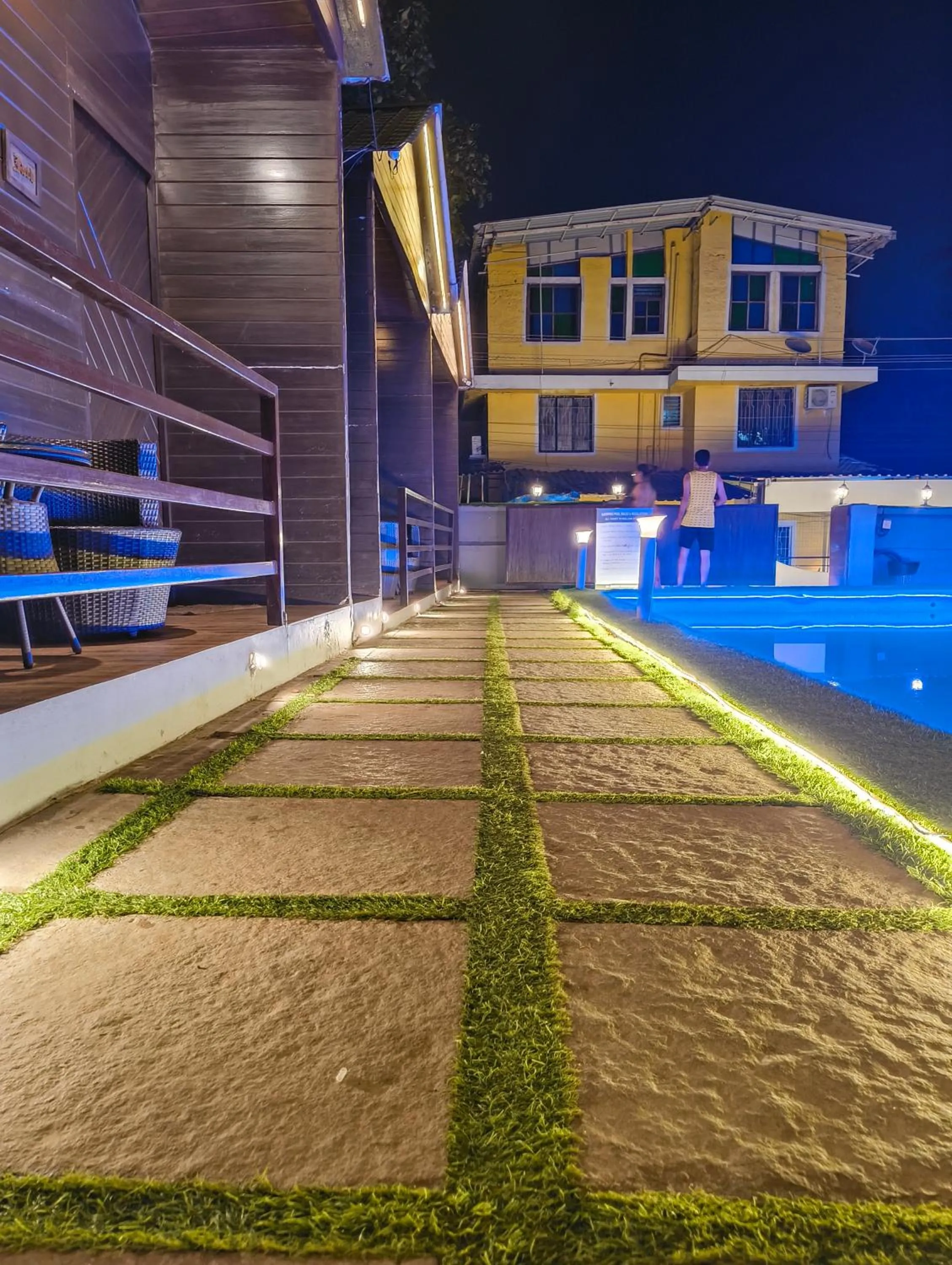 Off site in Wood house beach resort calangute