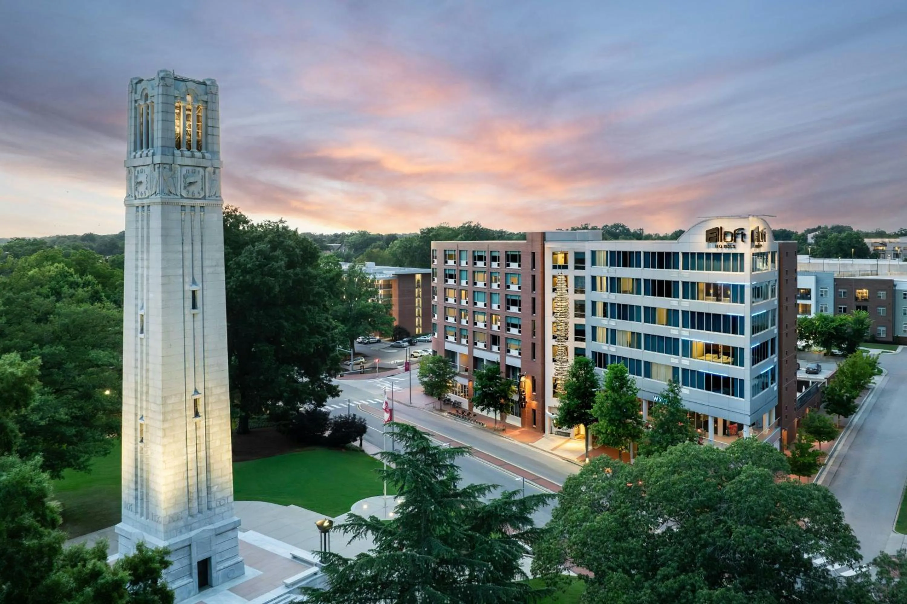 Property building in Aloft Raleigh