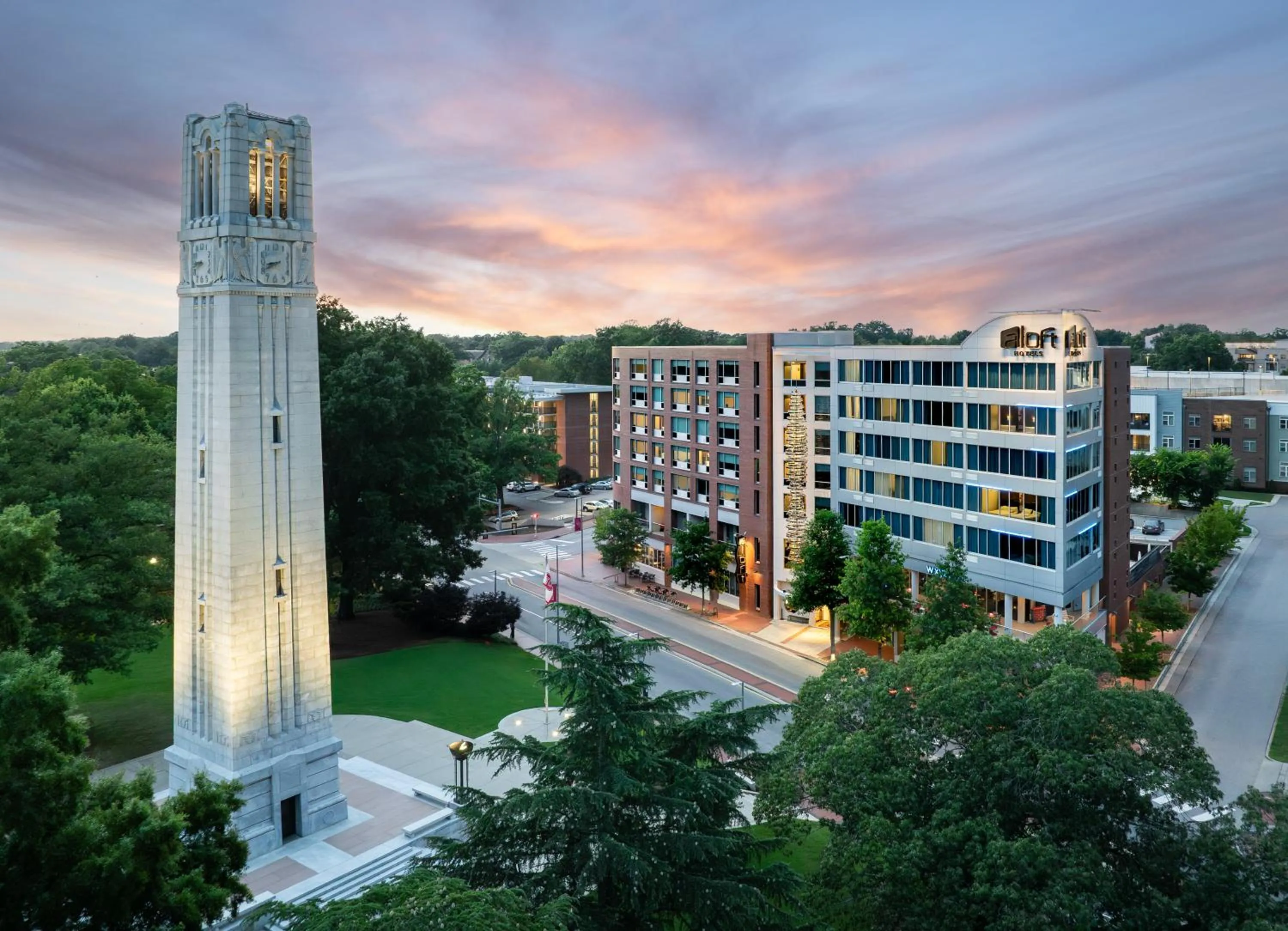 Nearby landmark in Aloft Raleigh