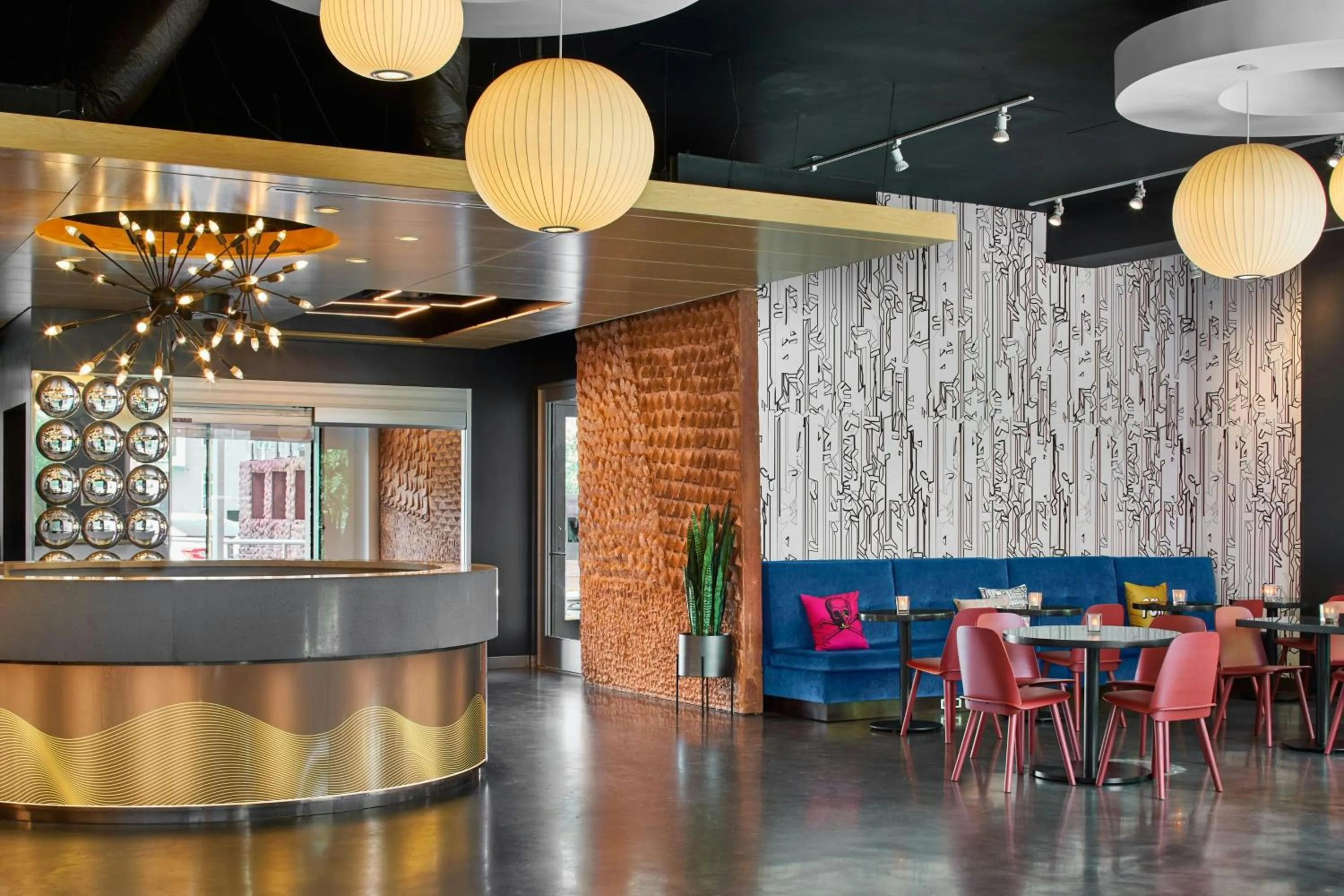 Lobby or reception in Aloft Raleigh