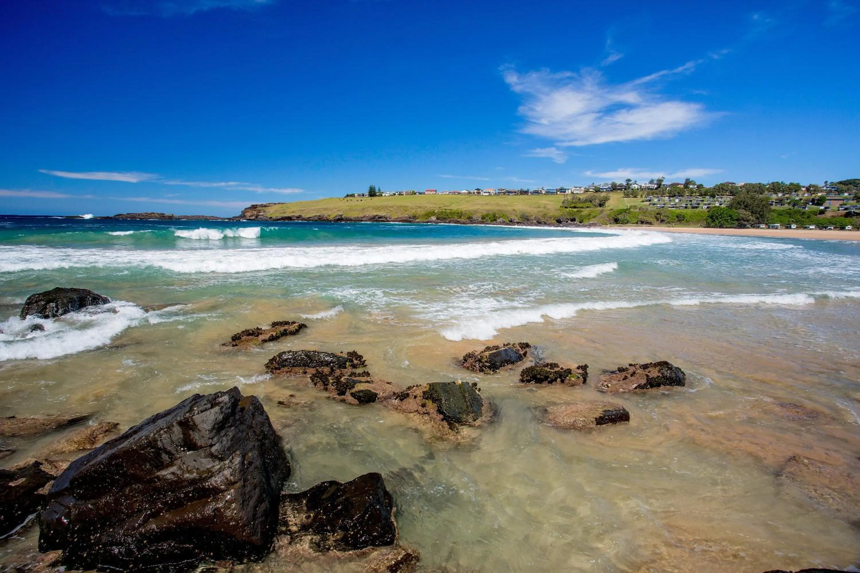 Beach in BIG4 Easts Beach Holiday Park
