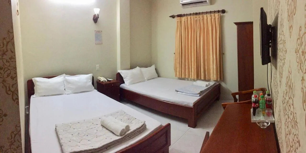 Bed in Thuy Van Hotel