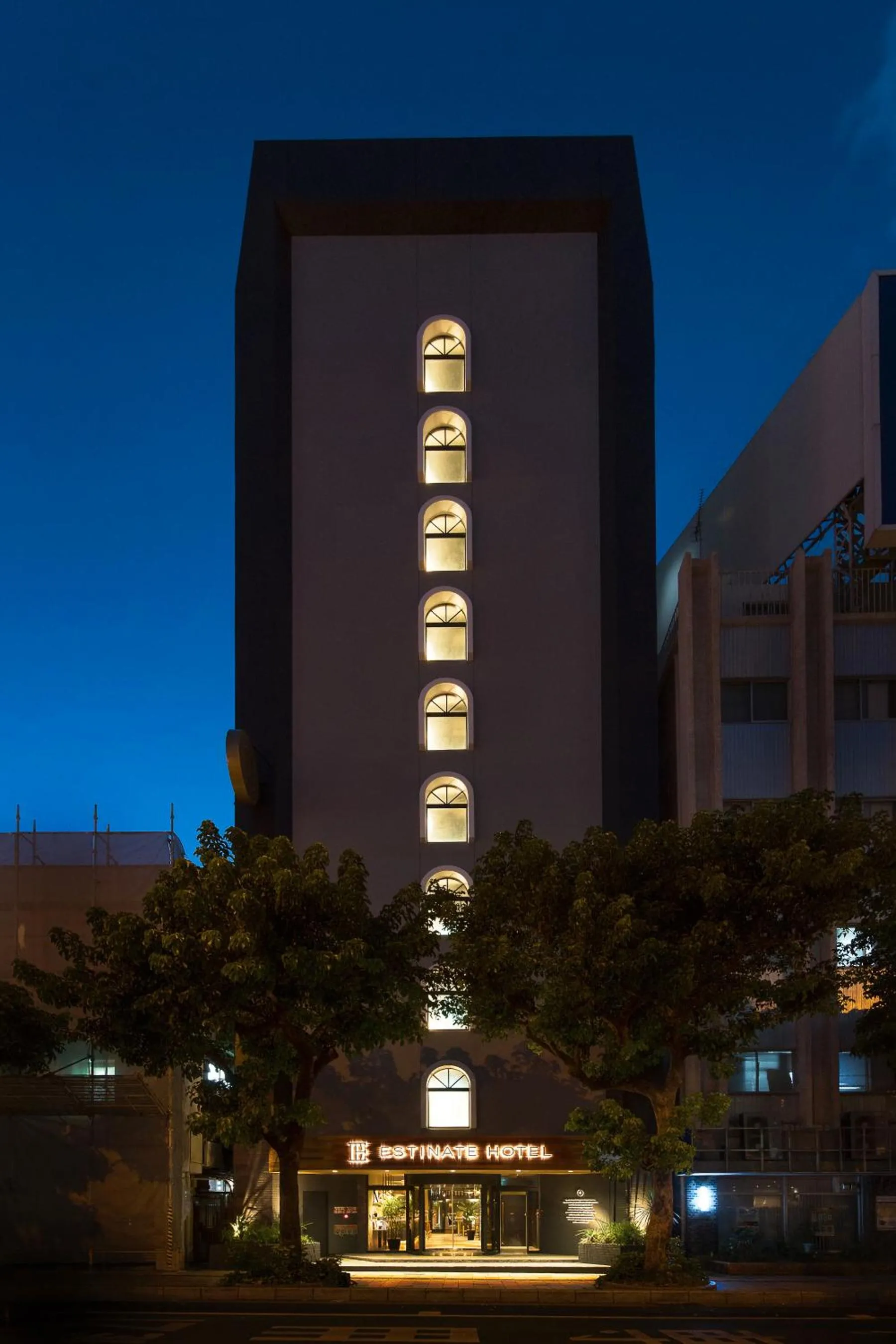 Facade/entrance in Estinate Hotel Naha