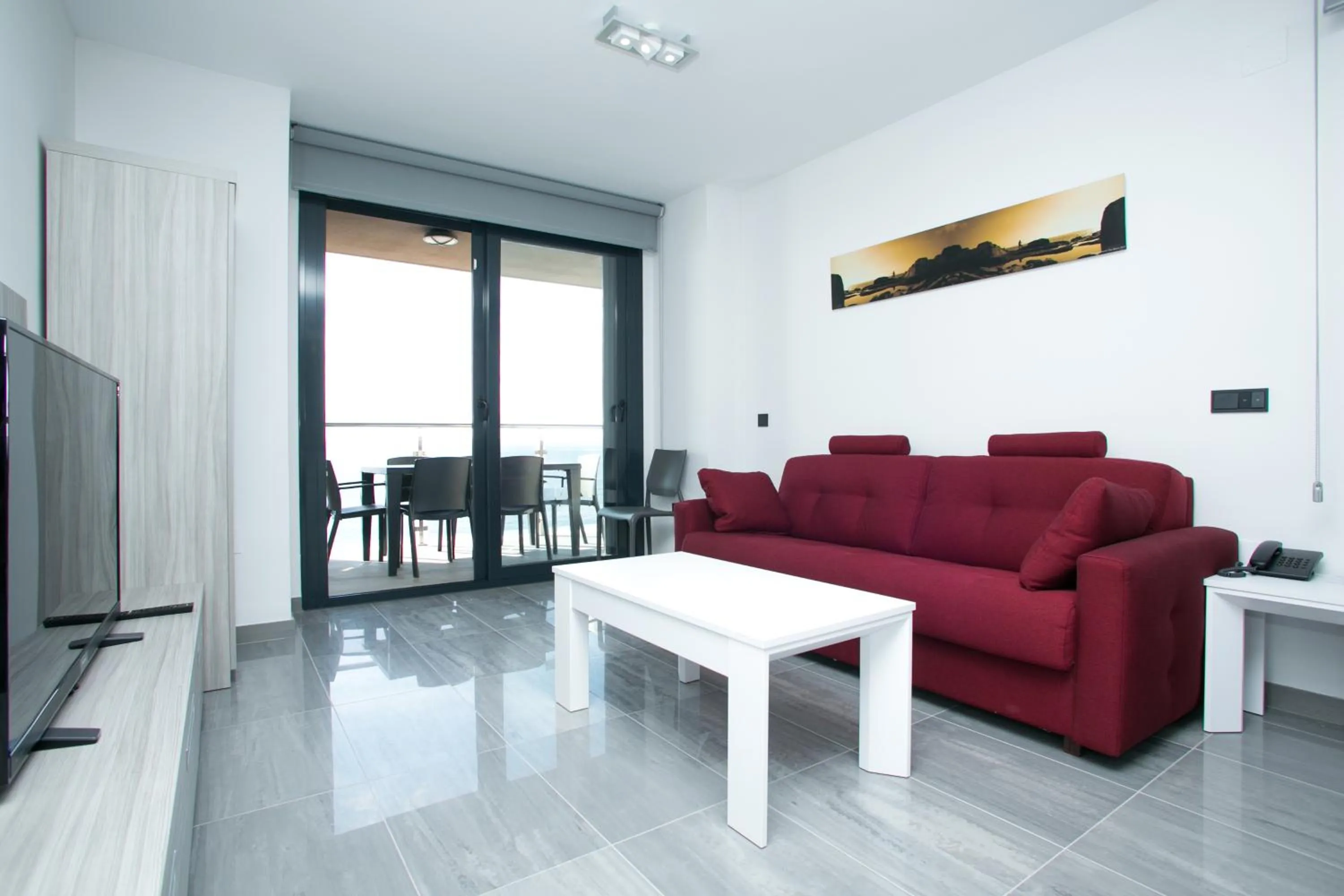 Seating area in Apartamentos Fuengirola Playa