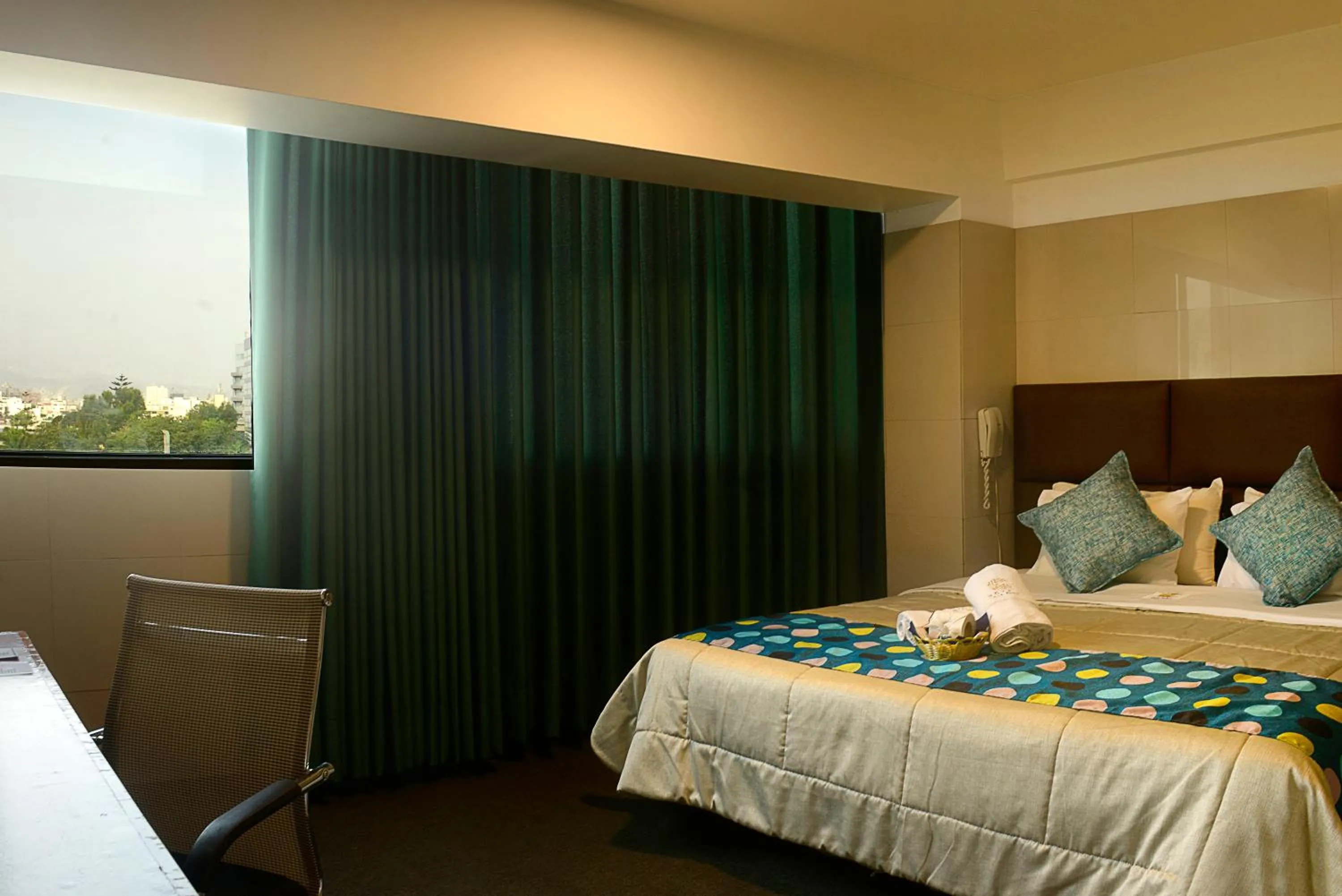 Bed in Hotel Lima City