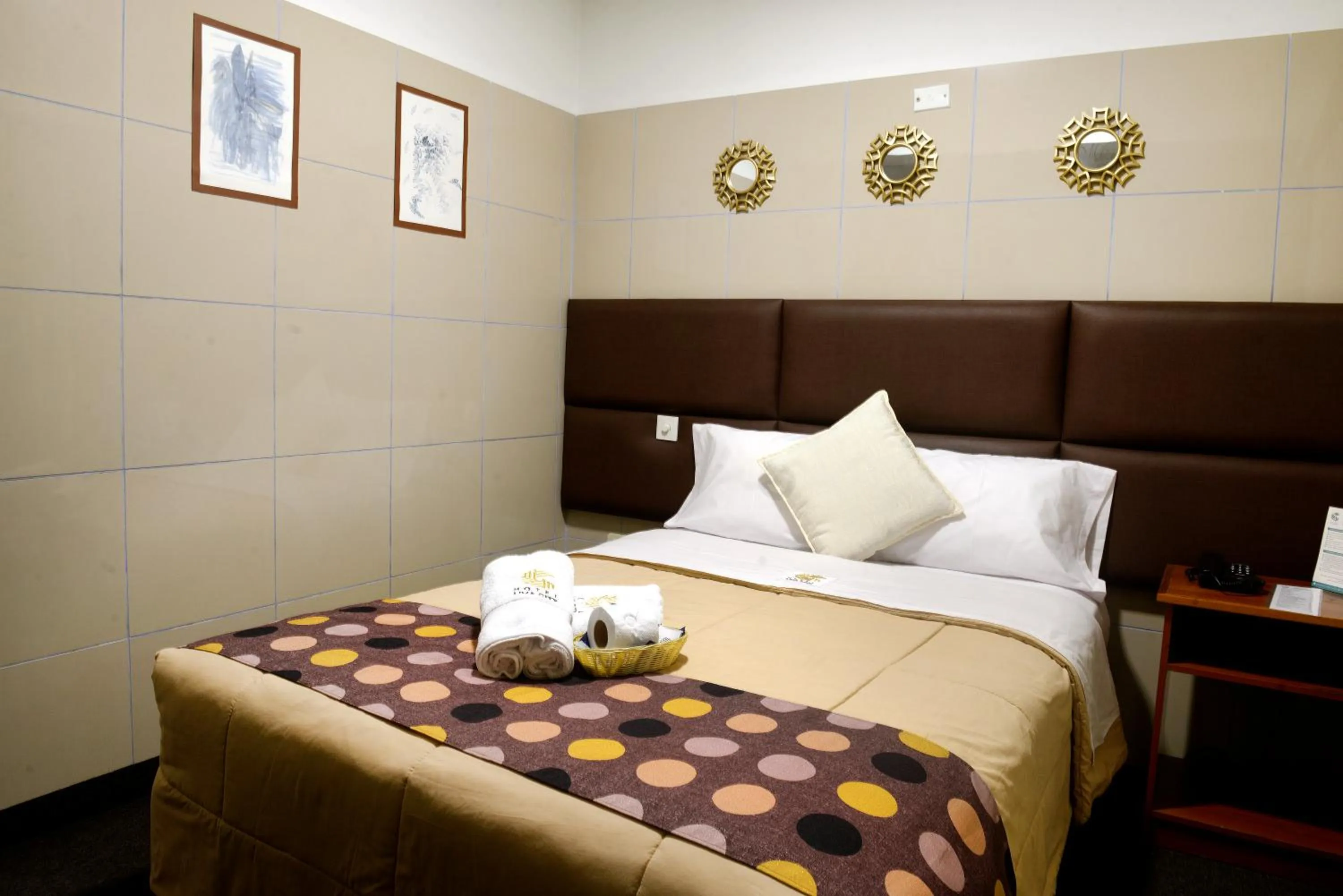 Bed in Hotel Lima City