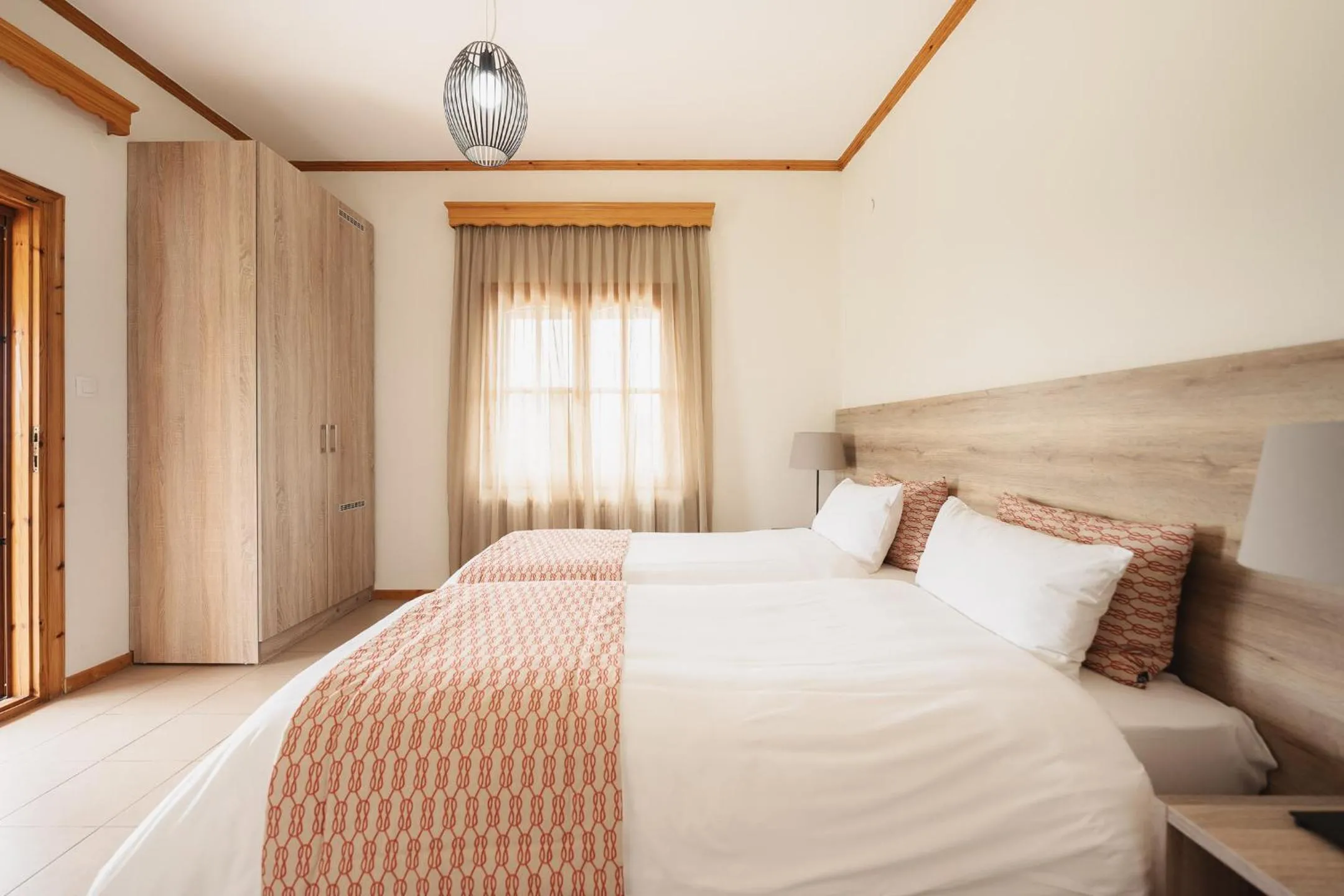 Bedroom, Bed in Kalisun Pool House by Georgalas