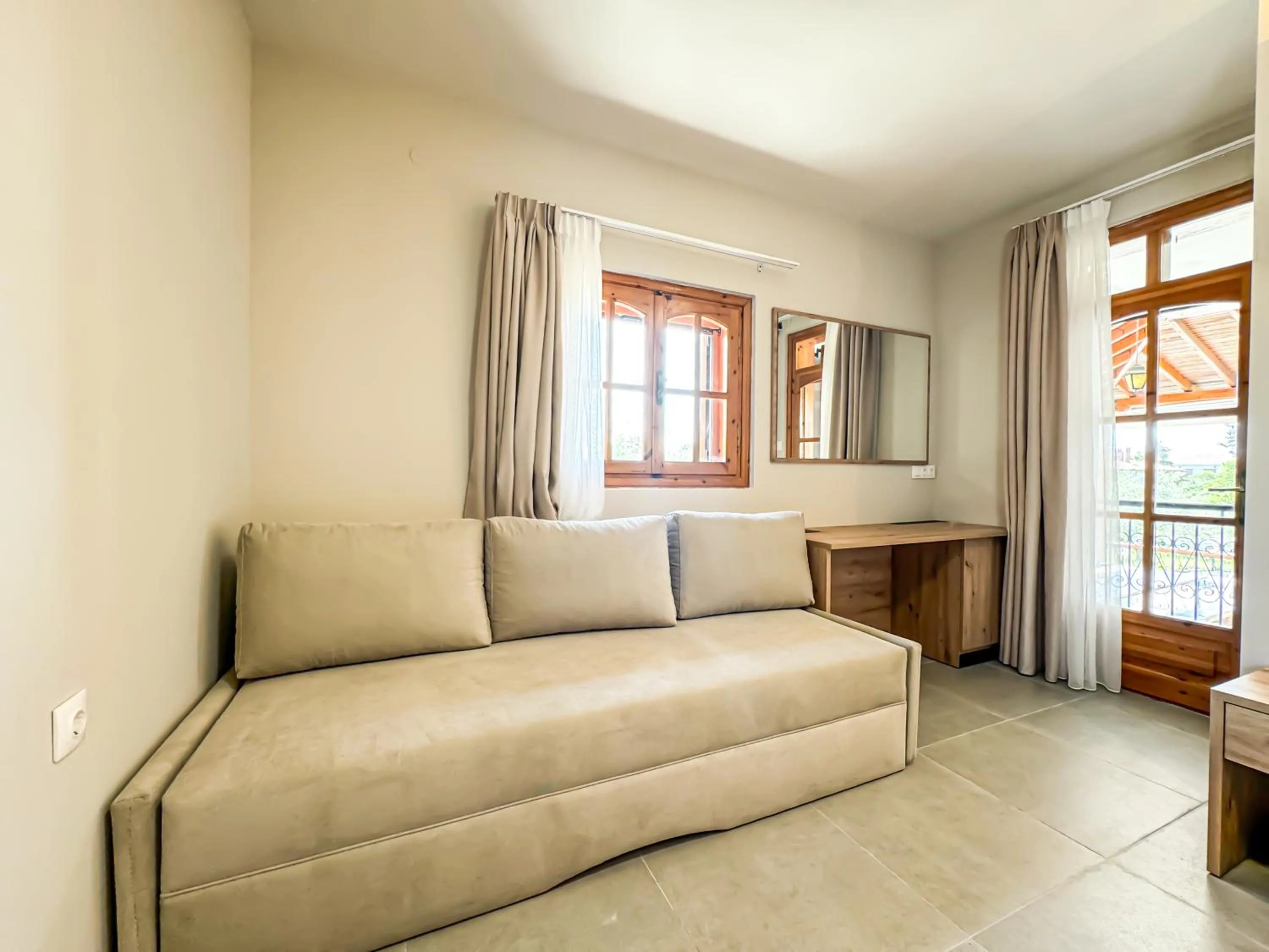 Bedroom in Kalisun Pool House by Georgalas