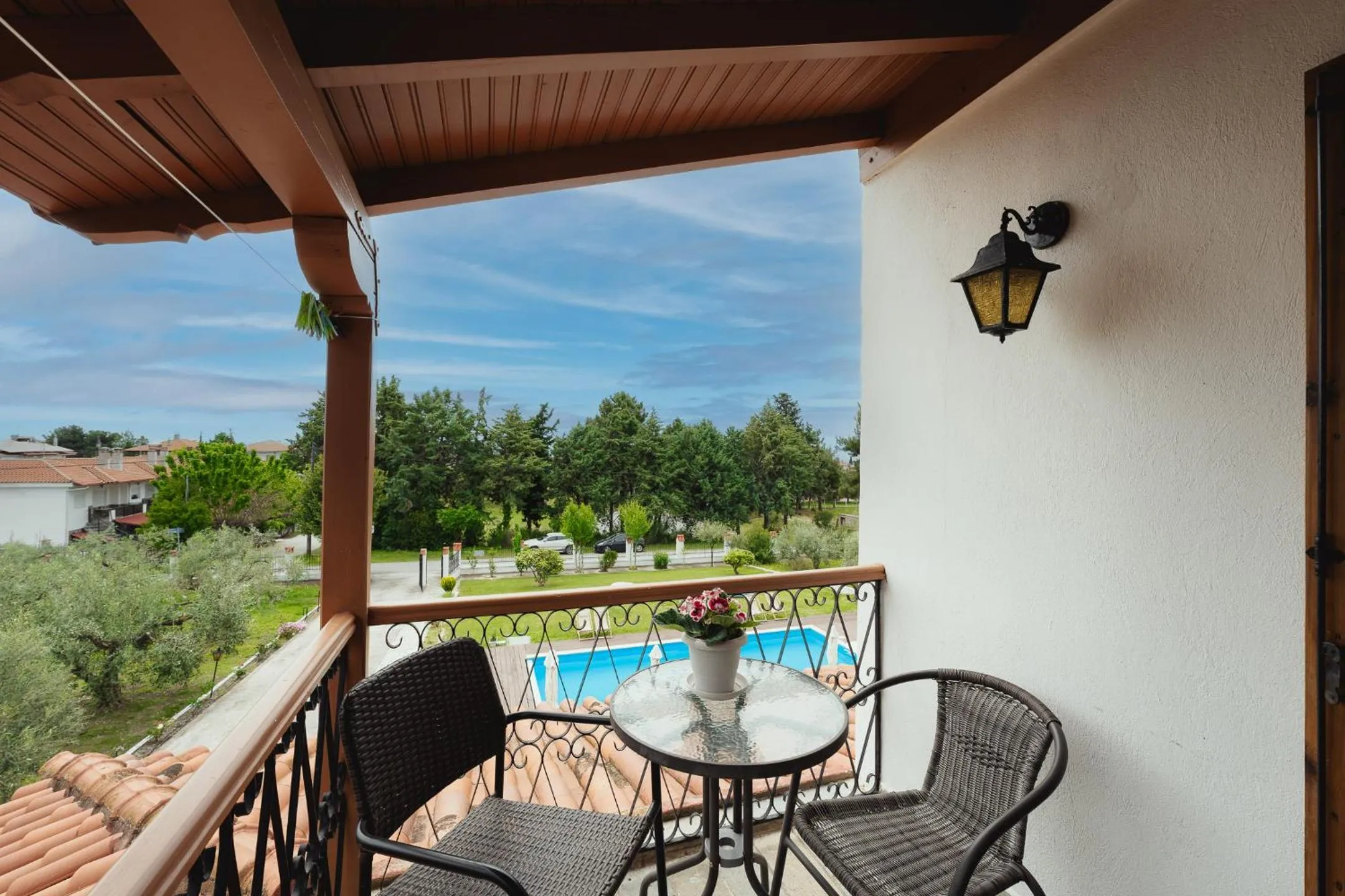 Pool view in Kalisun Pool House by Georgalas