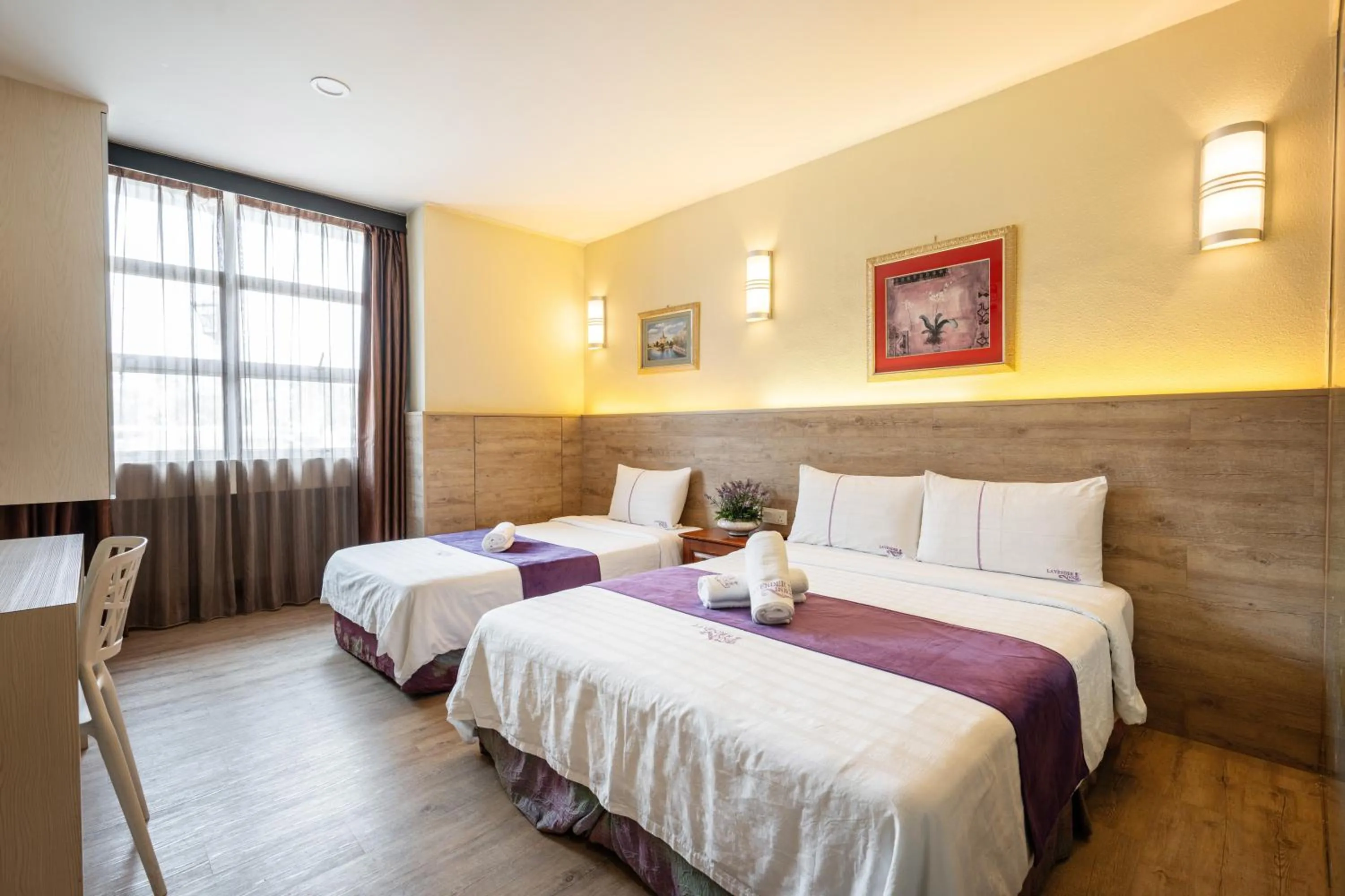 Bed in Lavender Inn Permas Jaya