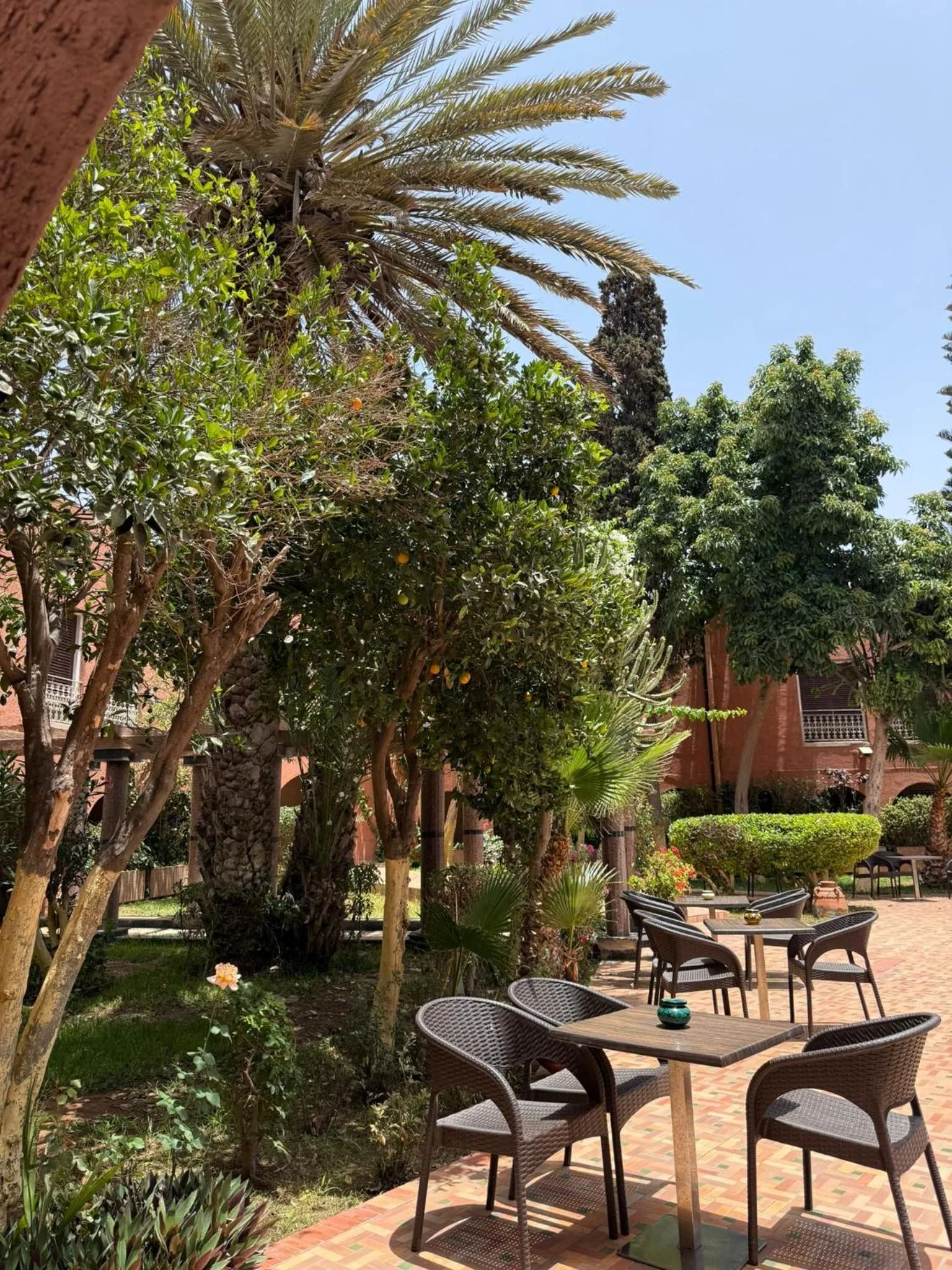 Patio in Hotel Tiznit