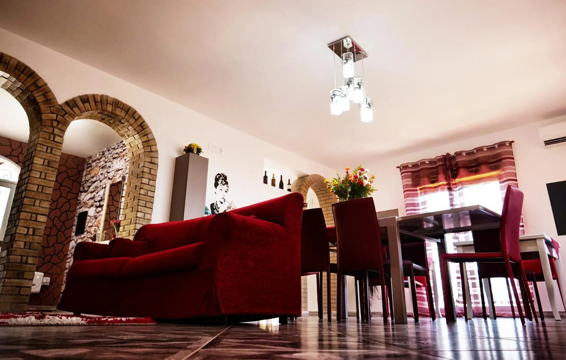 Communal lounge/ TV room in B&B Vento di Scirocco