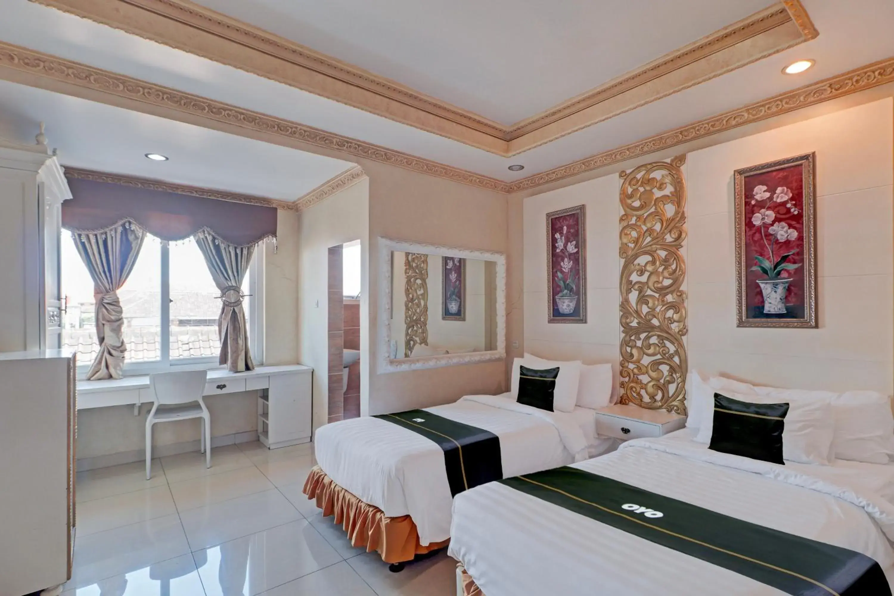 Economy Twin Room in Hotel O My Home@Bali Economy Twin Room in Hotel O My Home@Bali