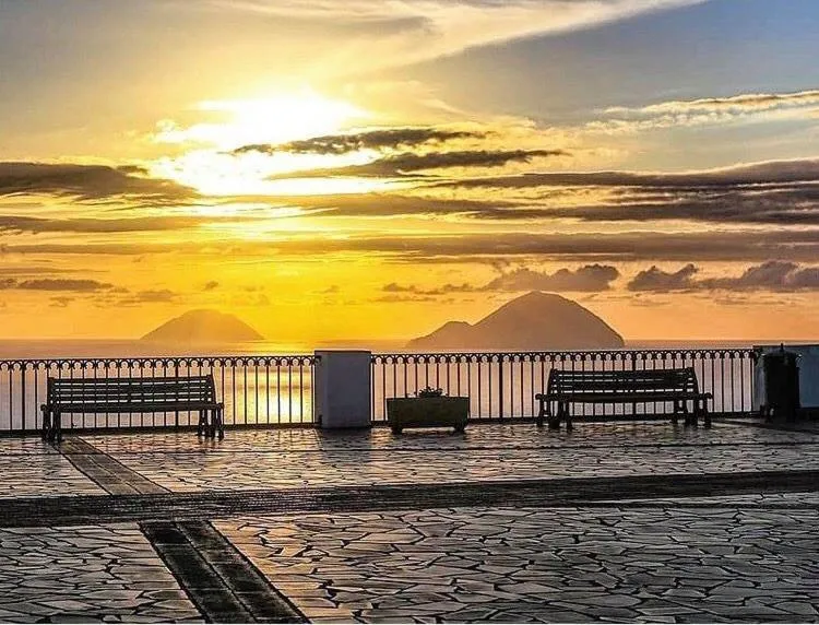 Natural landscape in Punta Sallustro Lipari