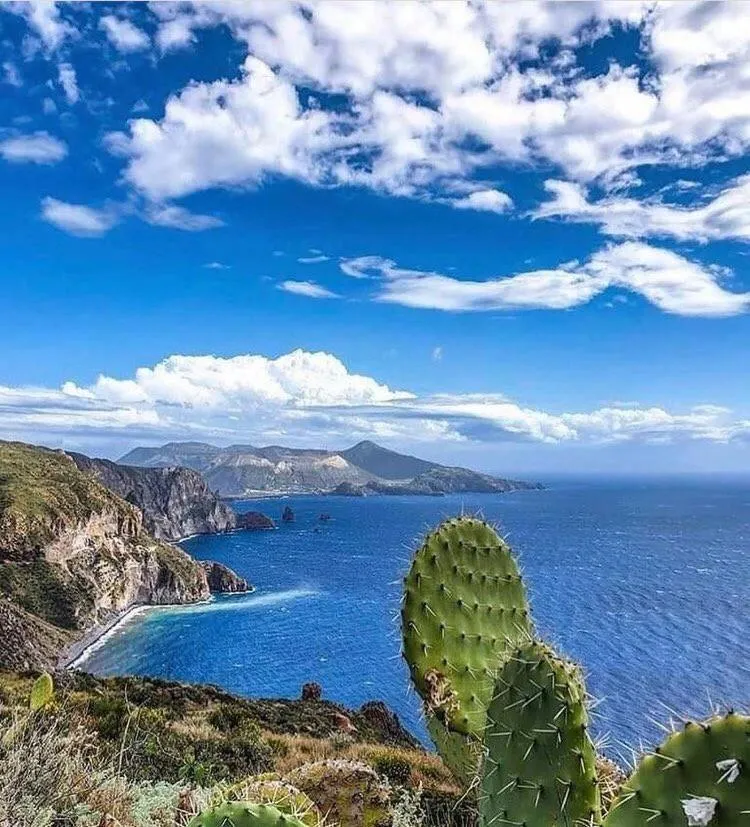 Natural landscape in Punta Sallustro Lipari