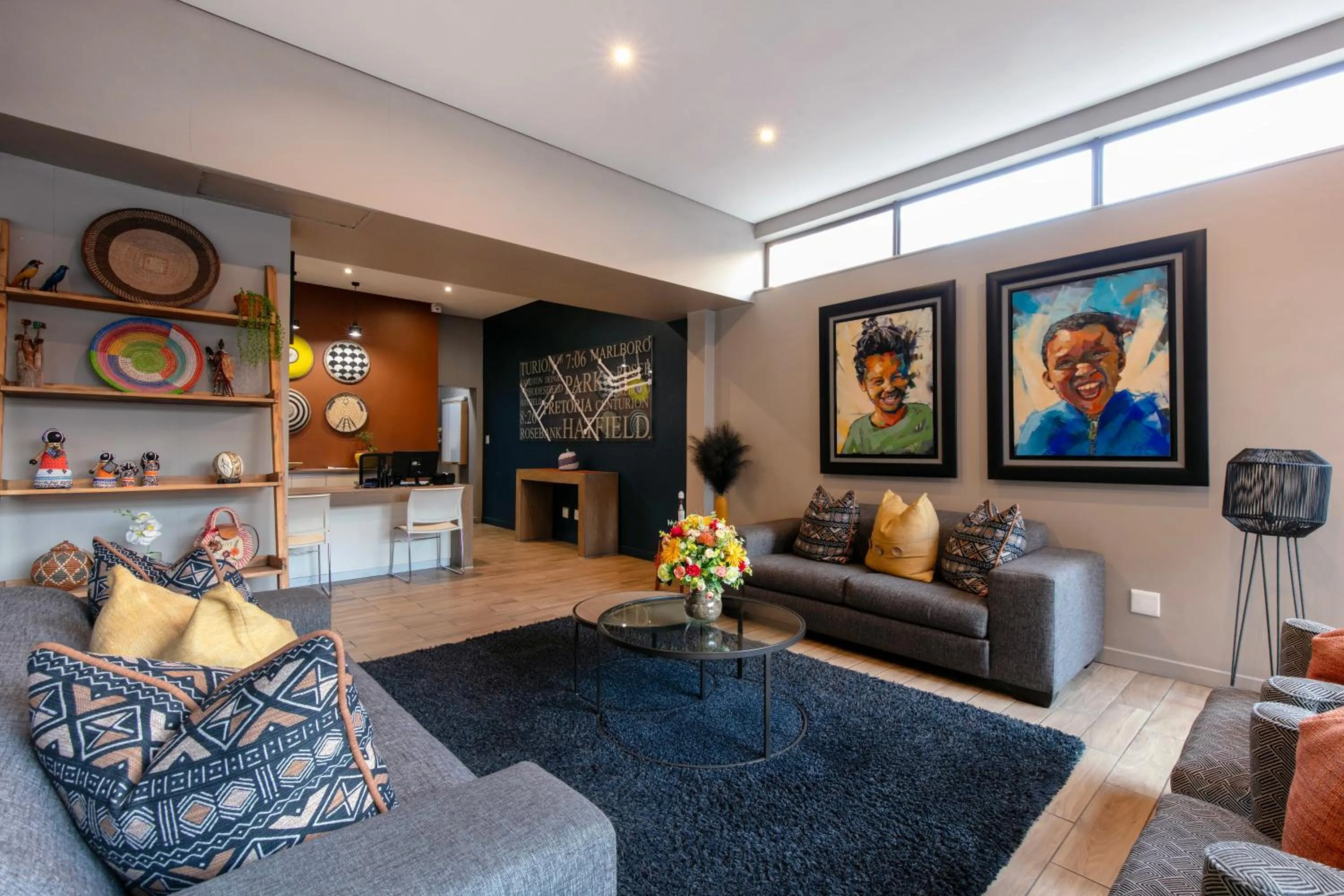 Lobby or reception in Akanani Apartments