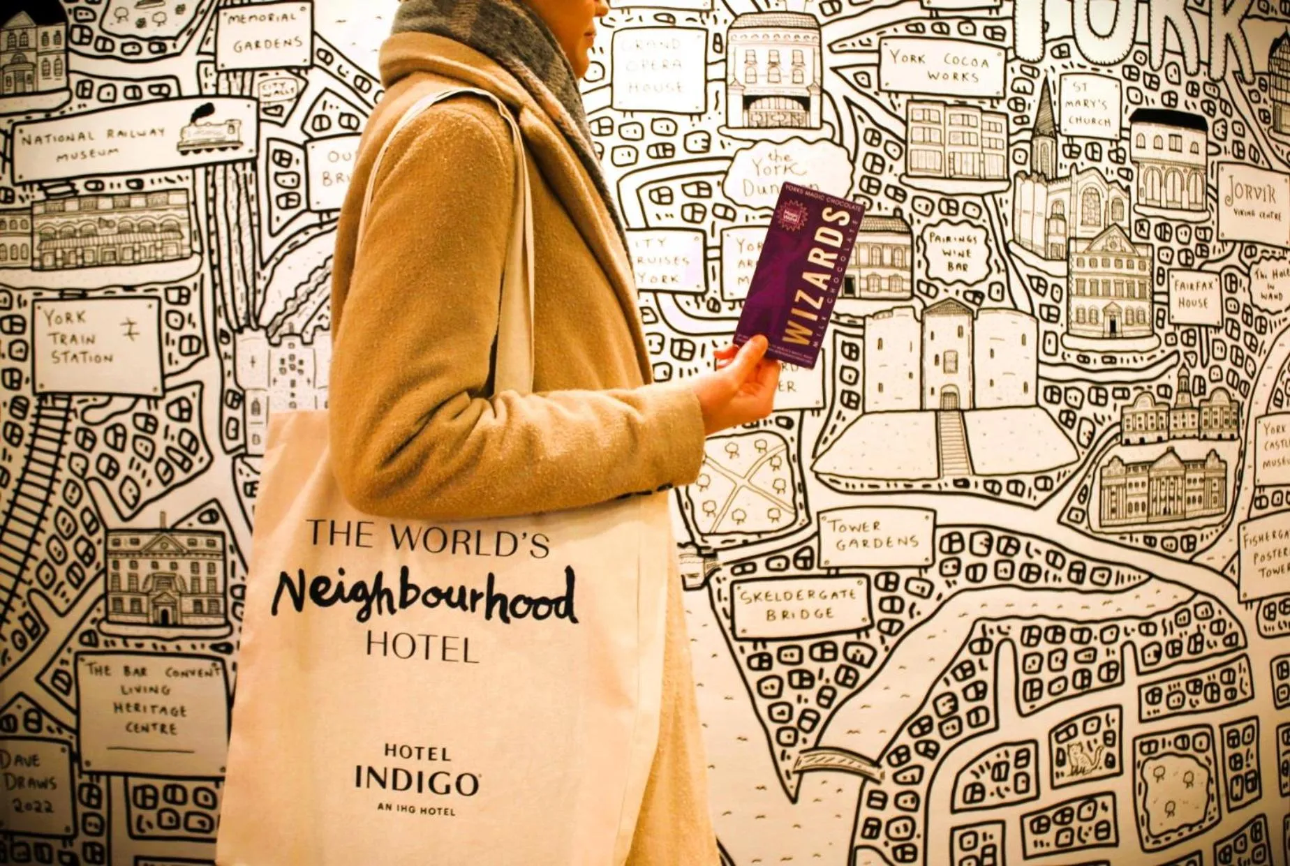 Decorative detail in Hotel Indigo York by IHG