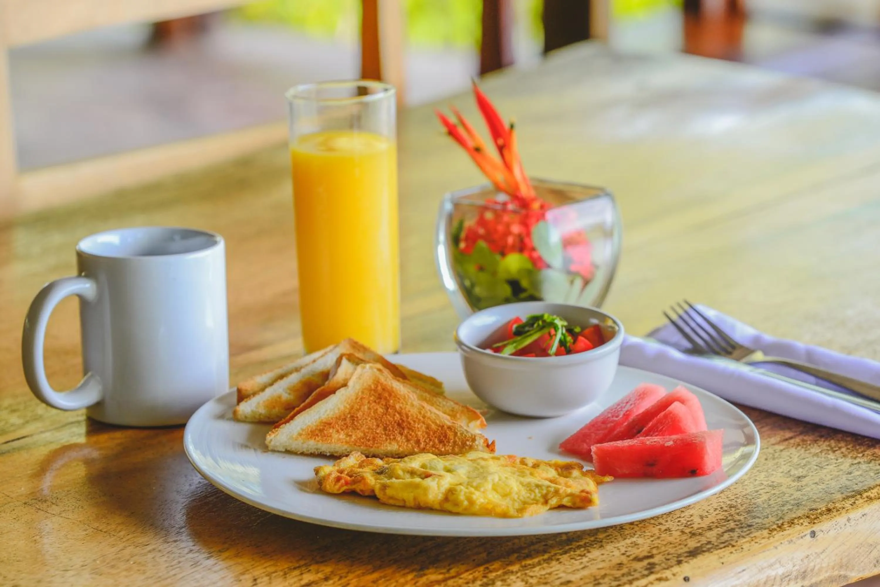 Breakfast in Hotel Cerro Lodge
