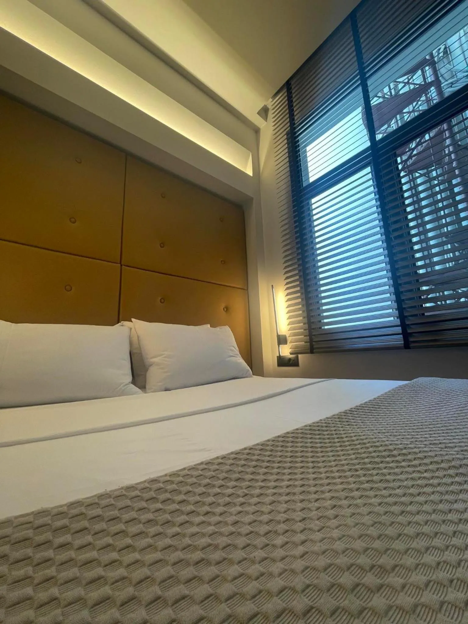 Bed in Palladion Boutique Hotel