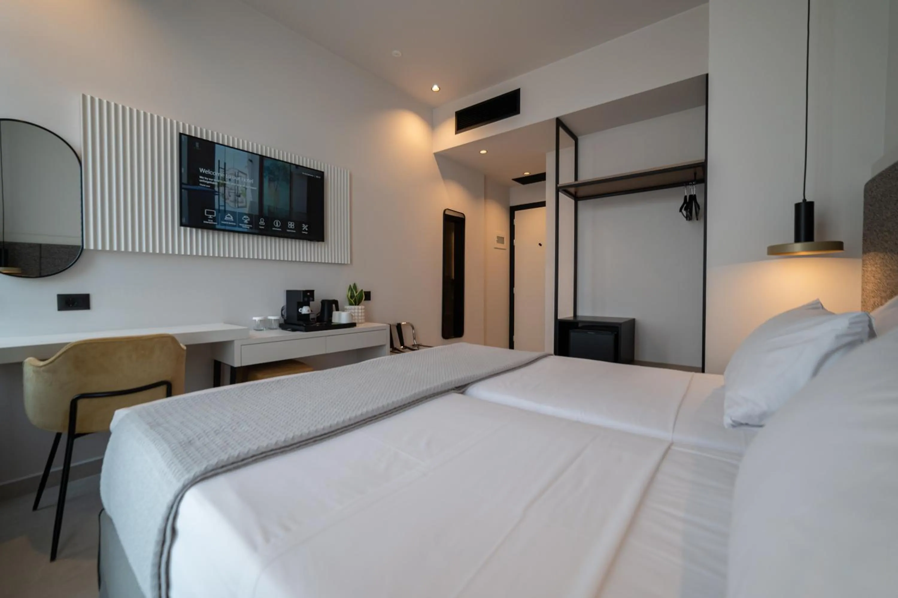 Photo of the whole room, Bed in Palladion Boutique Hotel