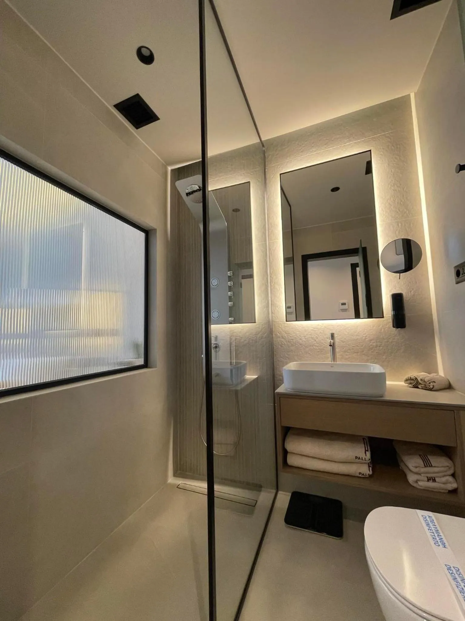 Shower in Palladion Boutique Hotel