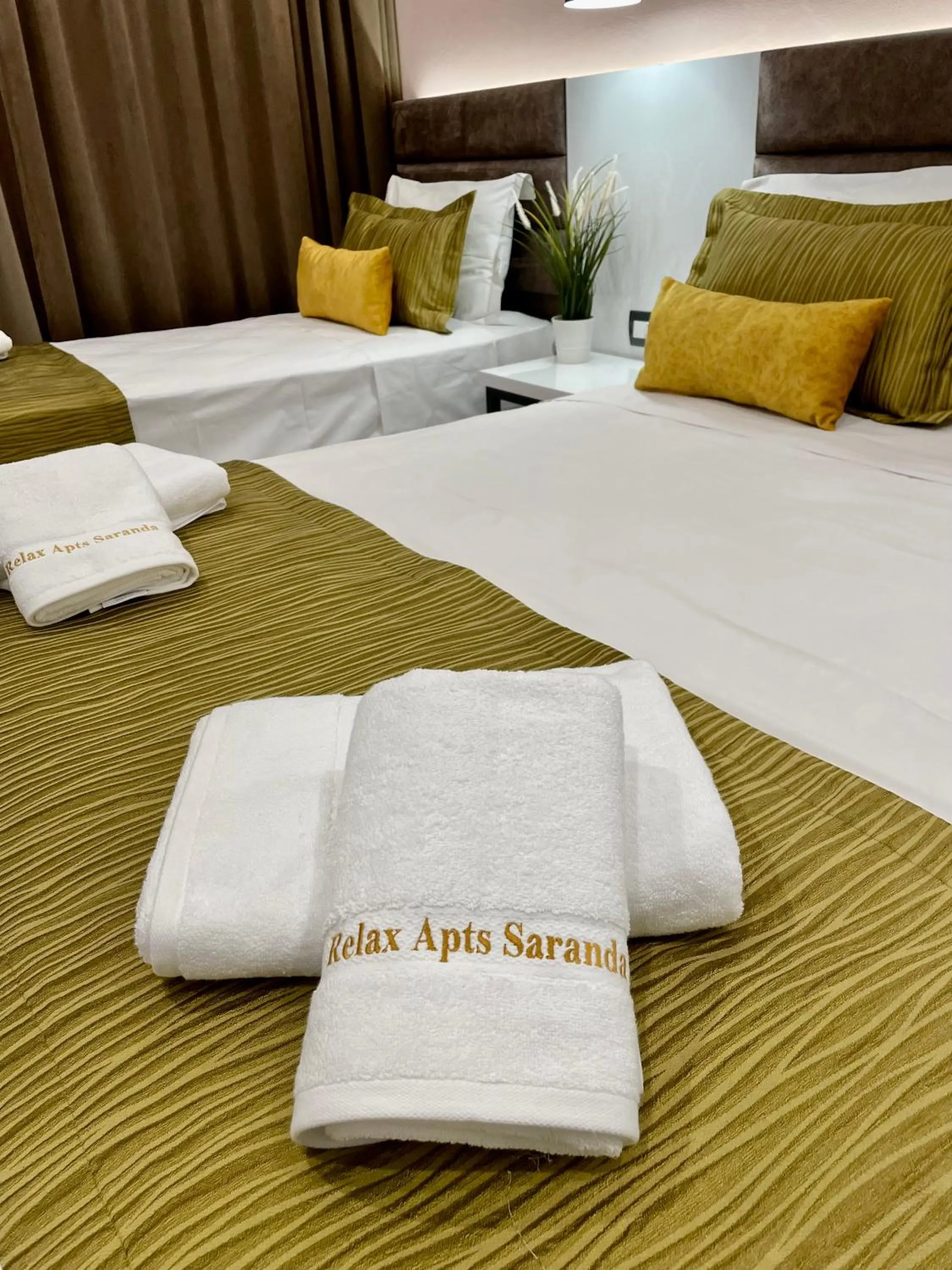 Bed in Relax Apts Saranda