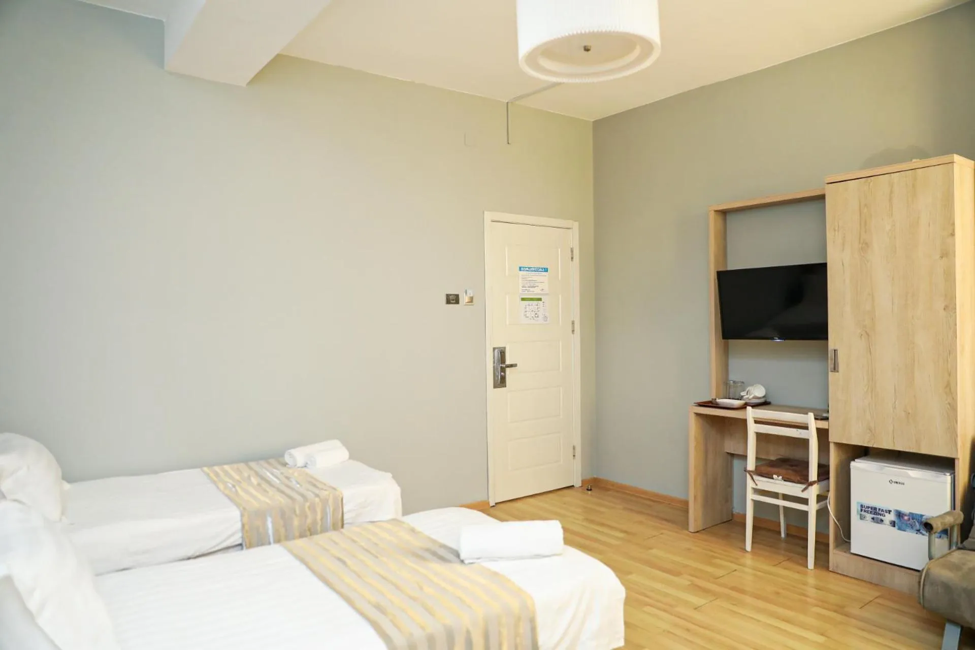 Bed in Hotel Martini Kvariati