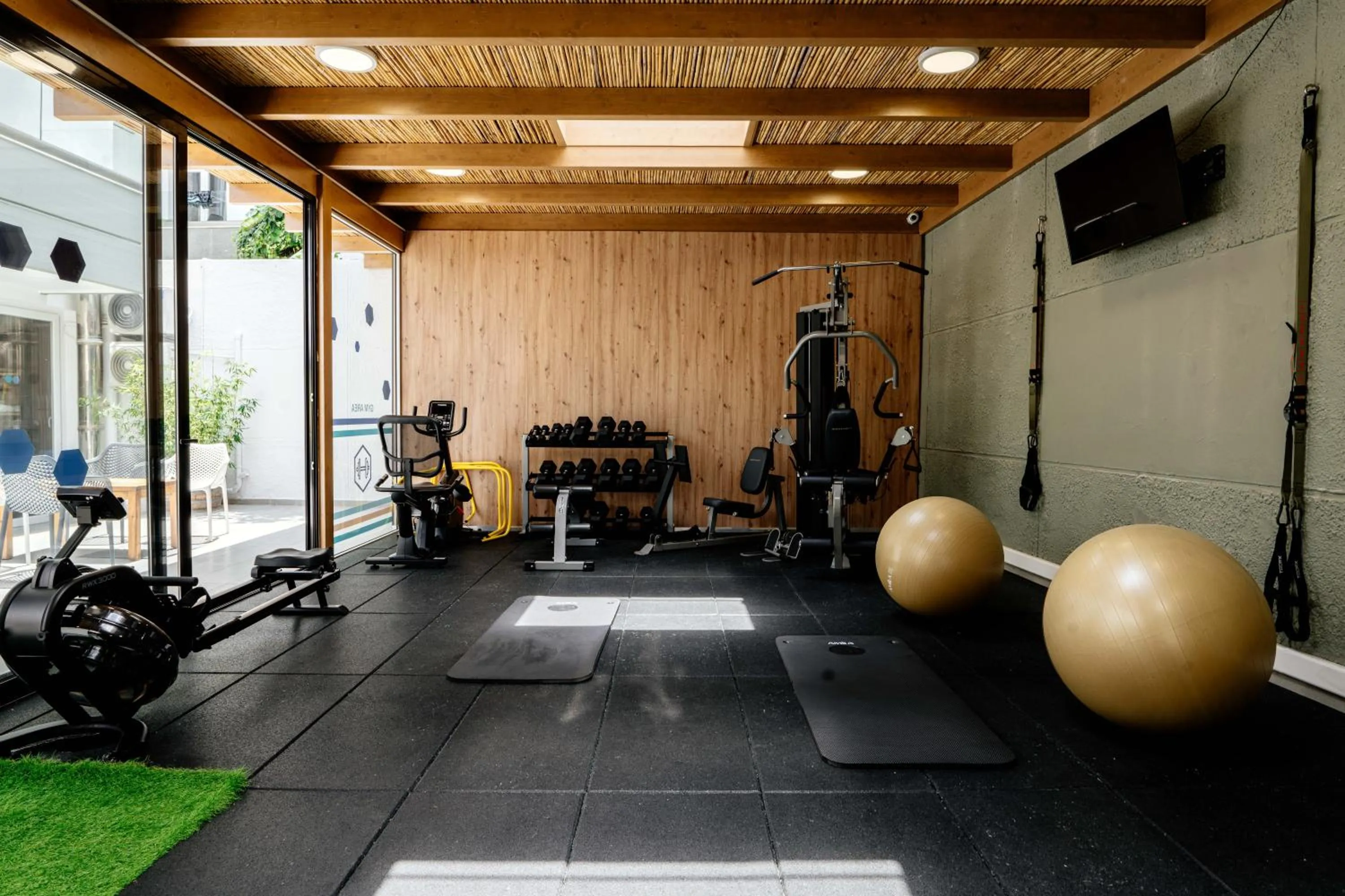 Fitness centre/facilities in Infinity Blue Boutique Hotel & Spa - Adults Only