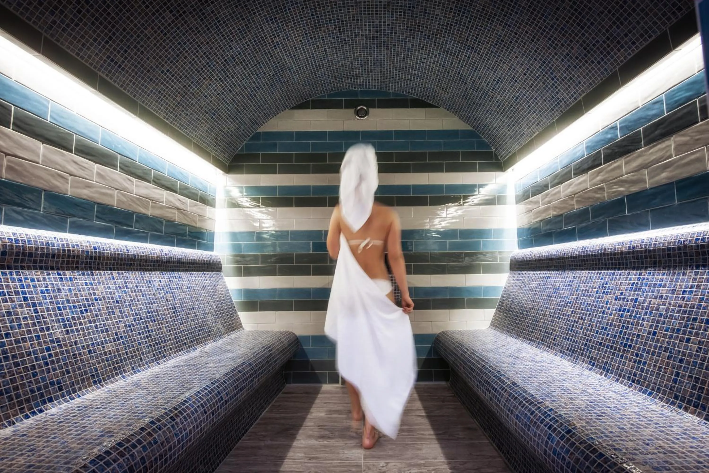 Hot Spring Bath in Infinity Blue Boutique Hotel & Spa - Adults Only