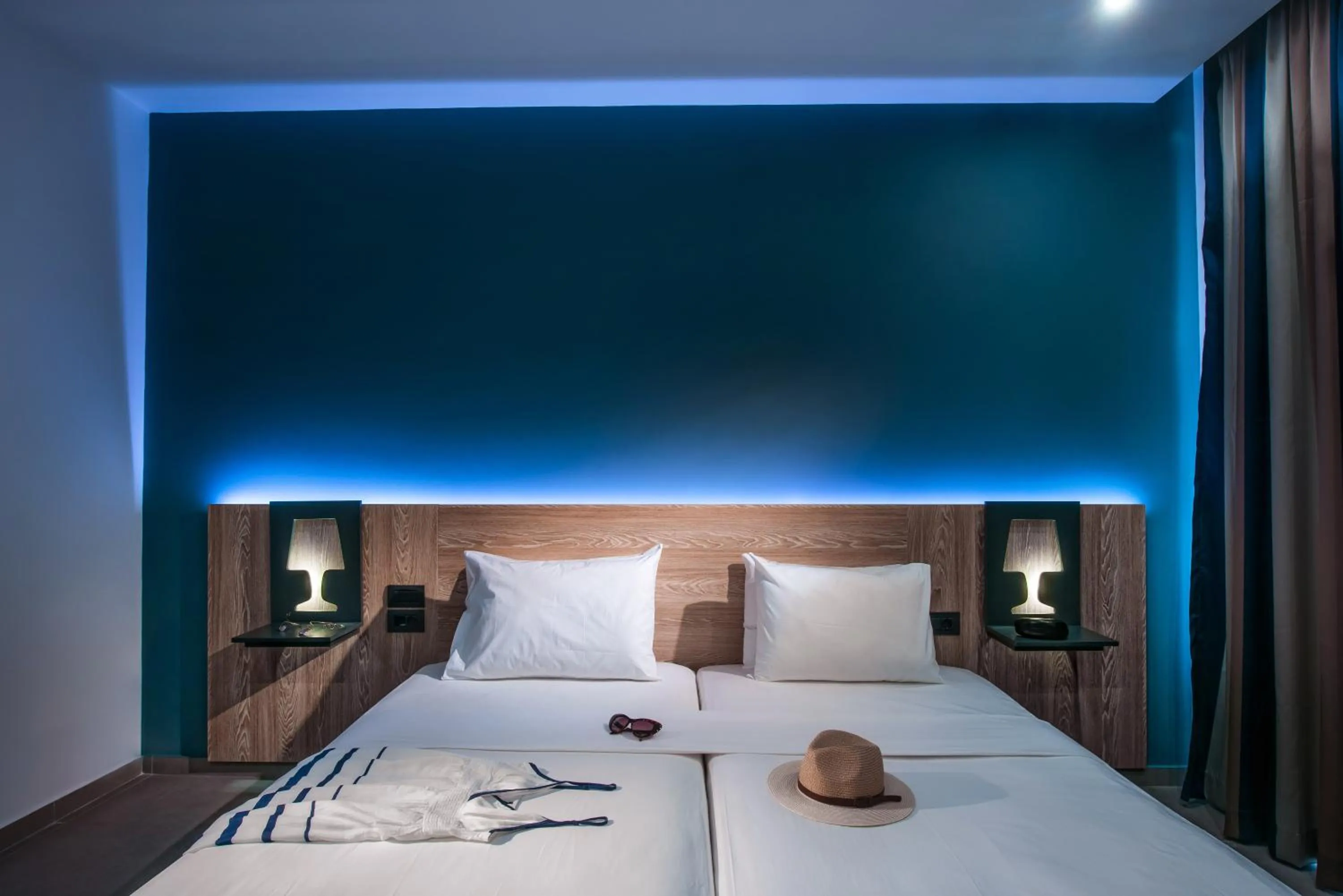 Bed in Infinity Blue Boutique Hotel & Spa - Adults Only