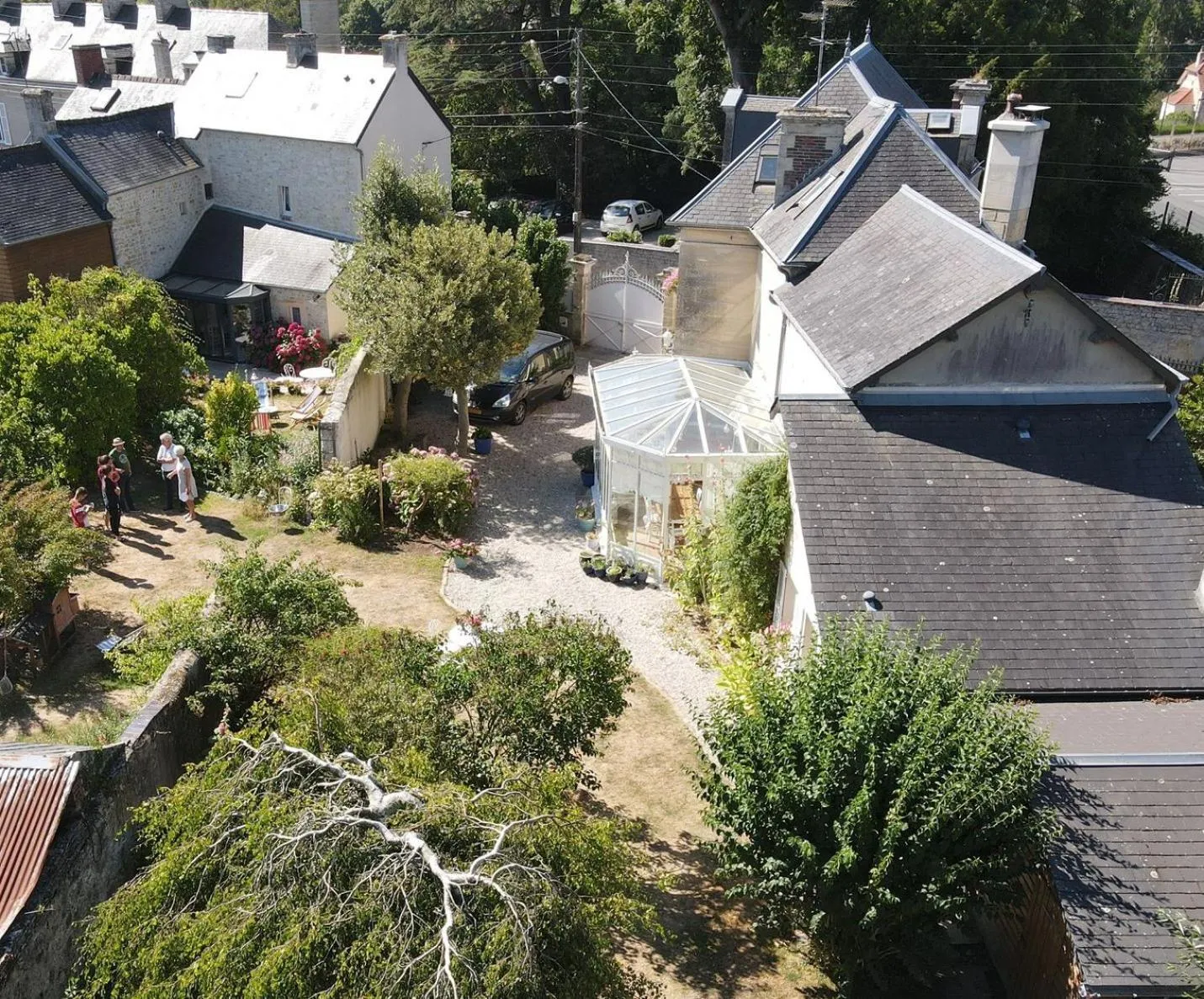 Bird's eye view in Les Lilas de Bellefontaine