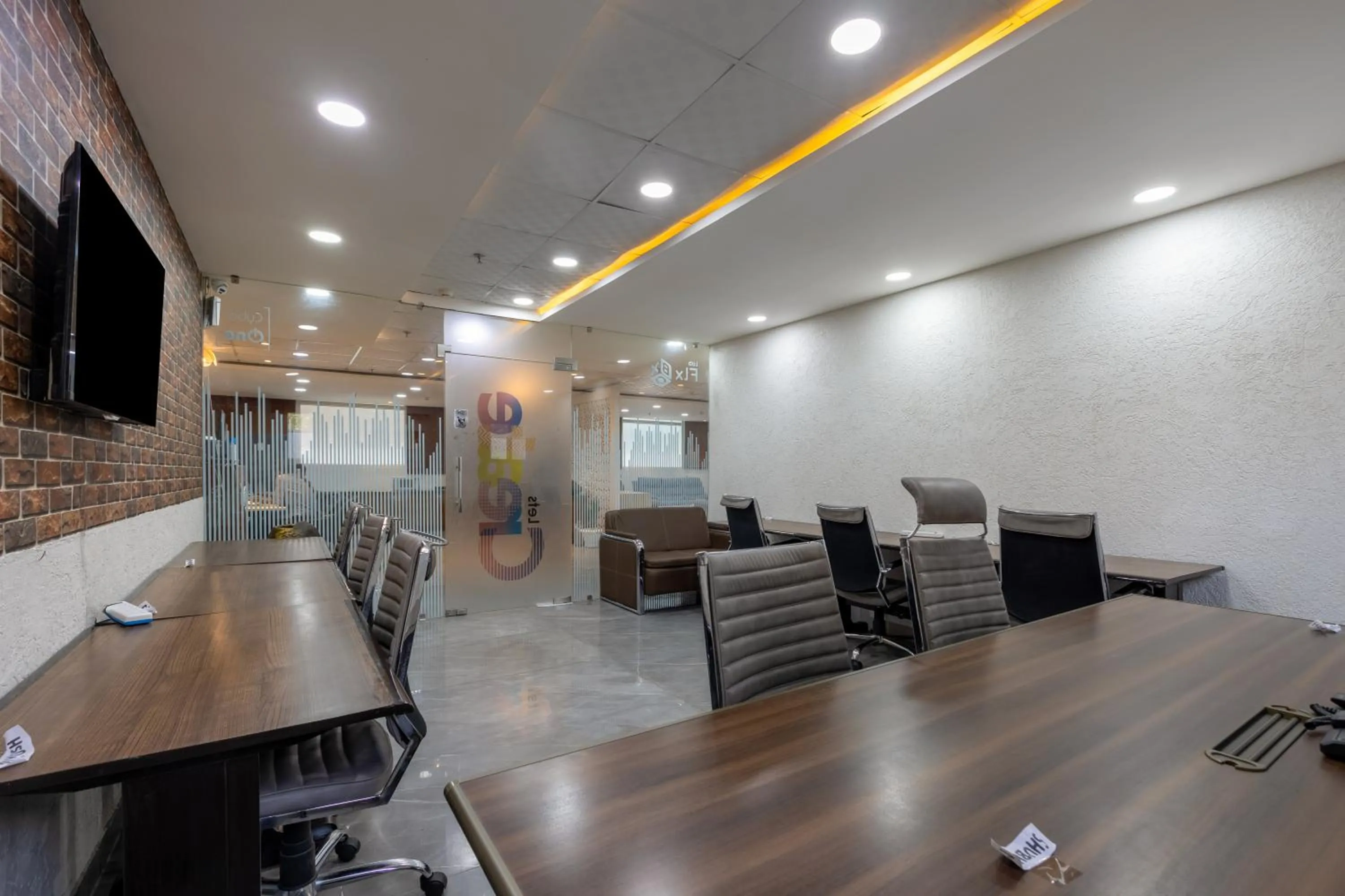 Seating area in The Hoften FlxHo Cyber One, Cyber City, Gurugram