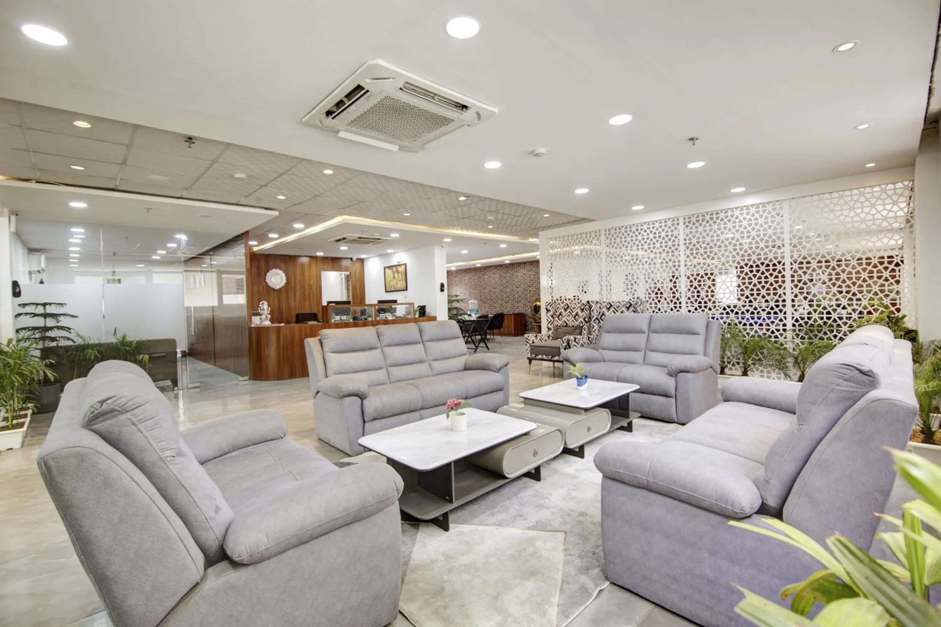 Lobby or reception in The Hoften FlxHo Cyber One, Cyber City, Gurugram