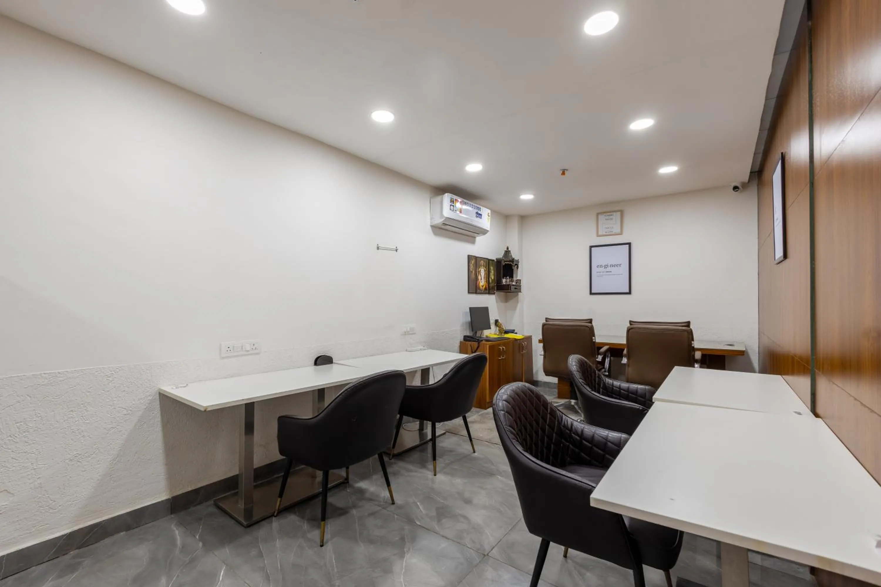 Seating area in The Hoften FlxHo Cyber One, Cyber City, Gurugram