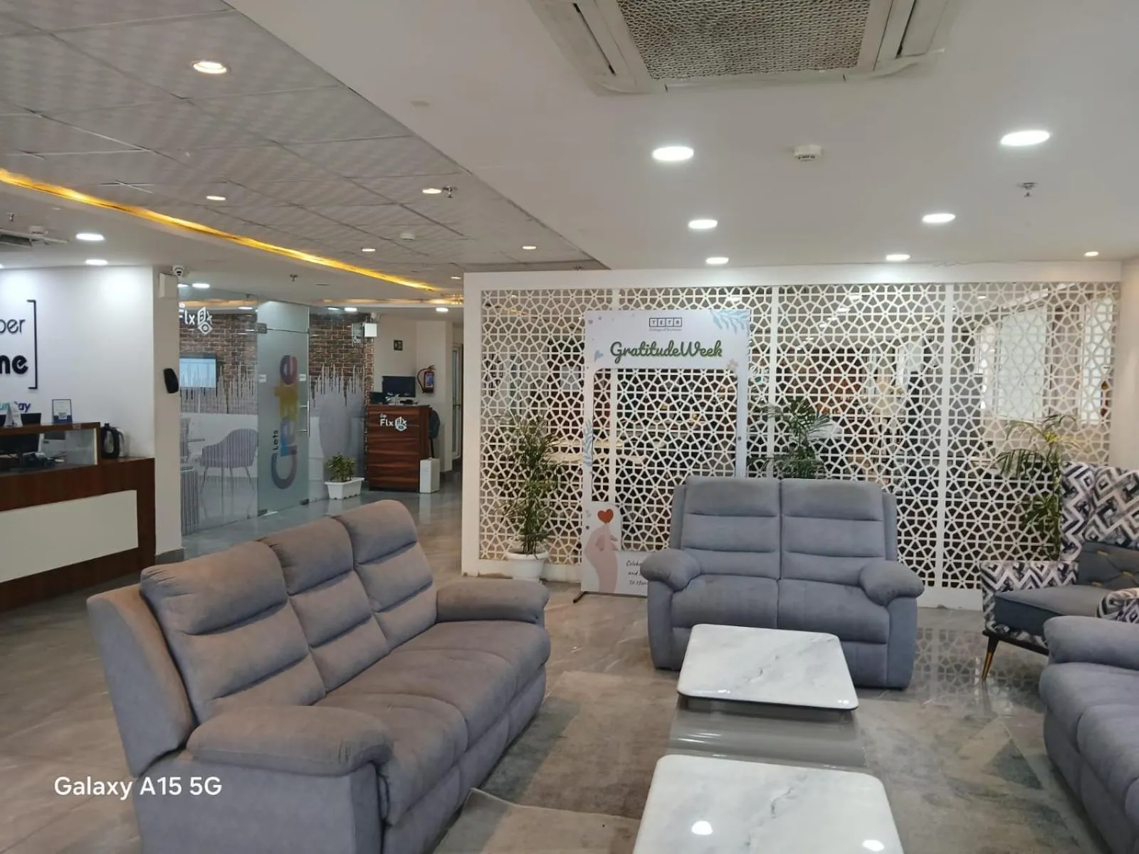 Seating area in The Hoften FlxHo Cyber One, Cyber City, Gurugram