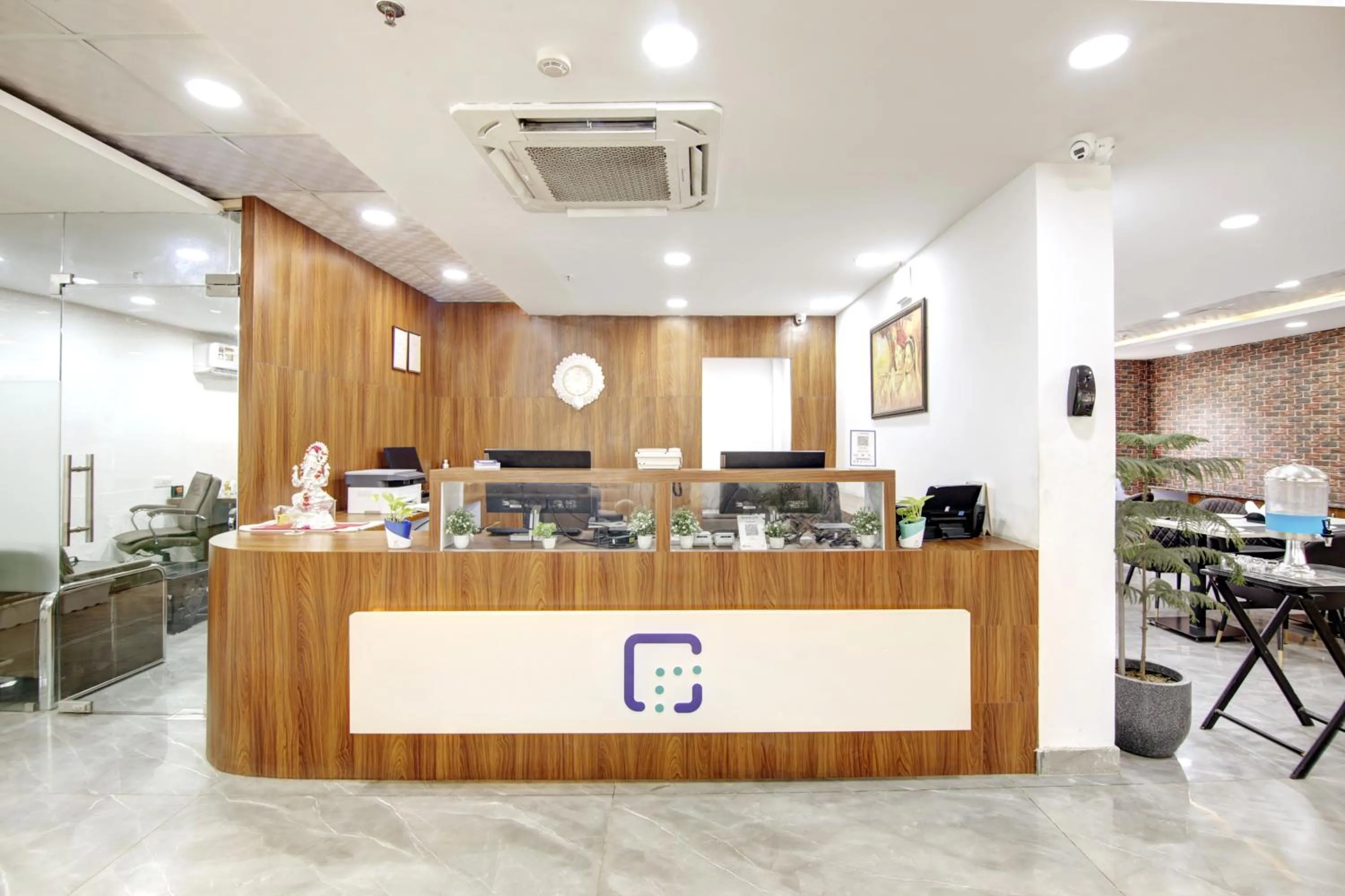 Lobby or reception in The Hoften FlxHo Cyber One, Cyber City, Gurugram