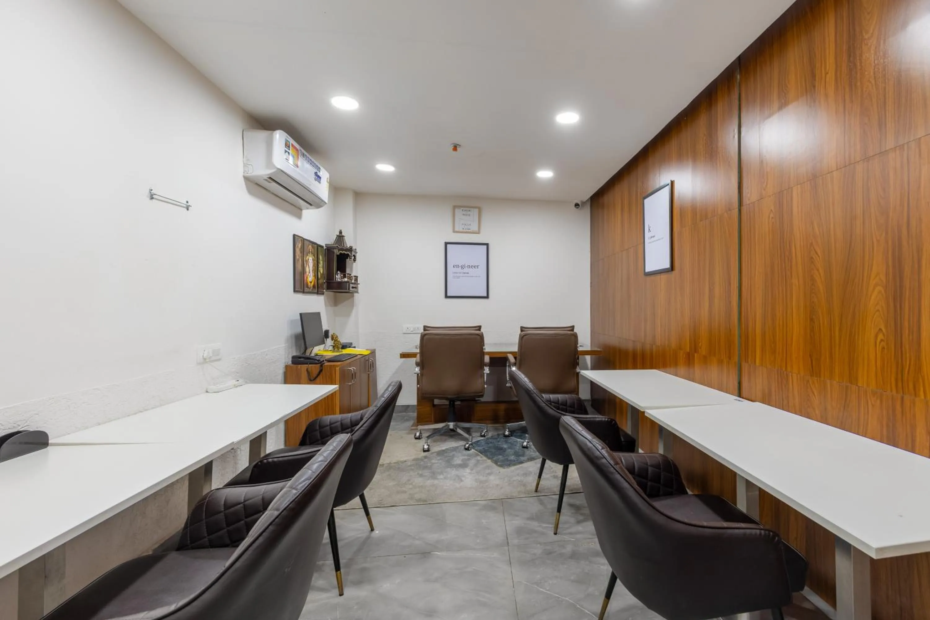 Seating area in The Hoften FlxHo Cyber One, Cyber City, Gurugram