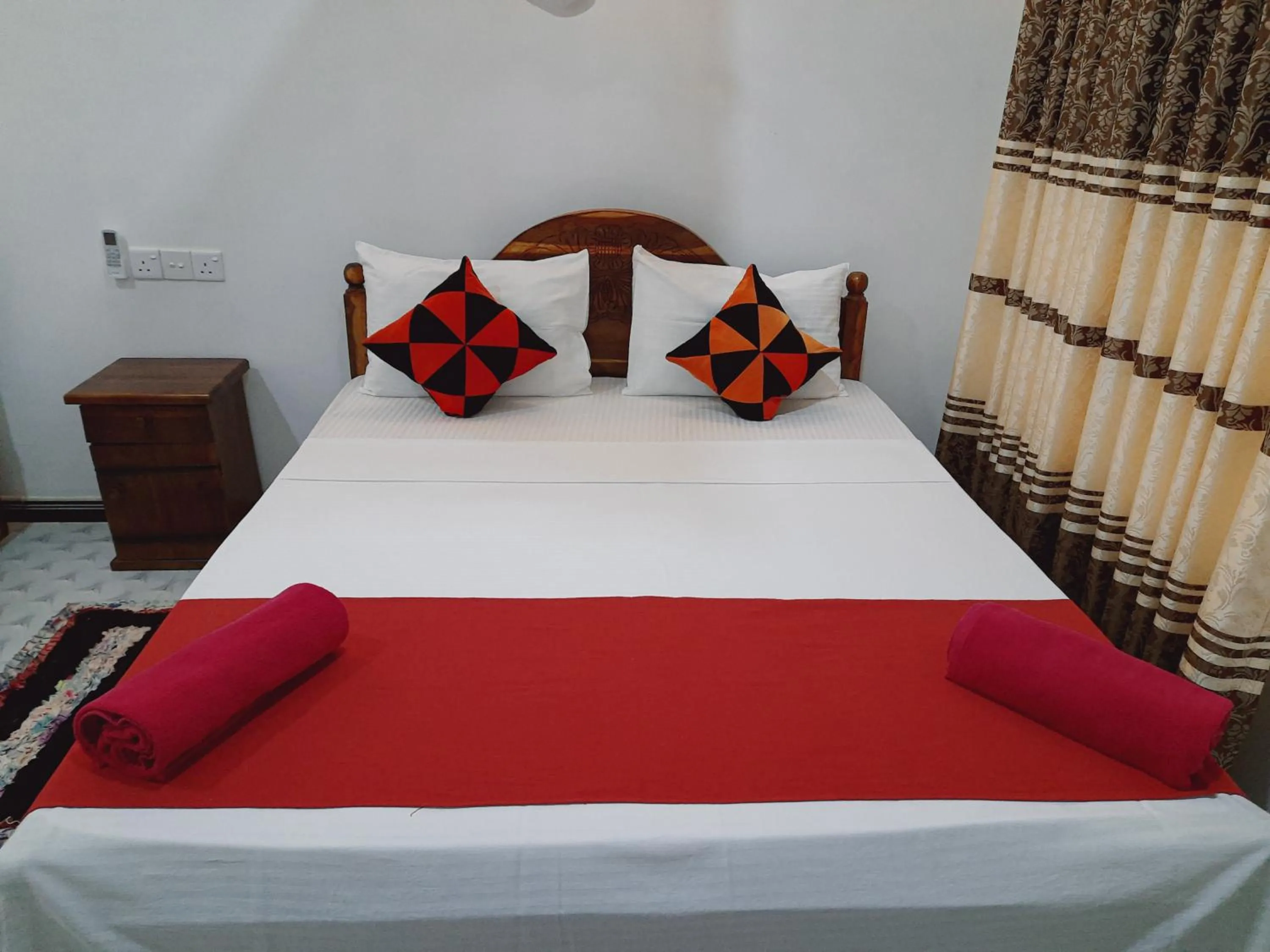 Bed in Sigiri Dasa Home stay