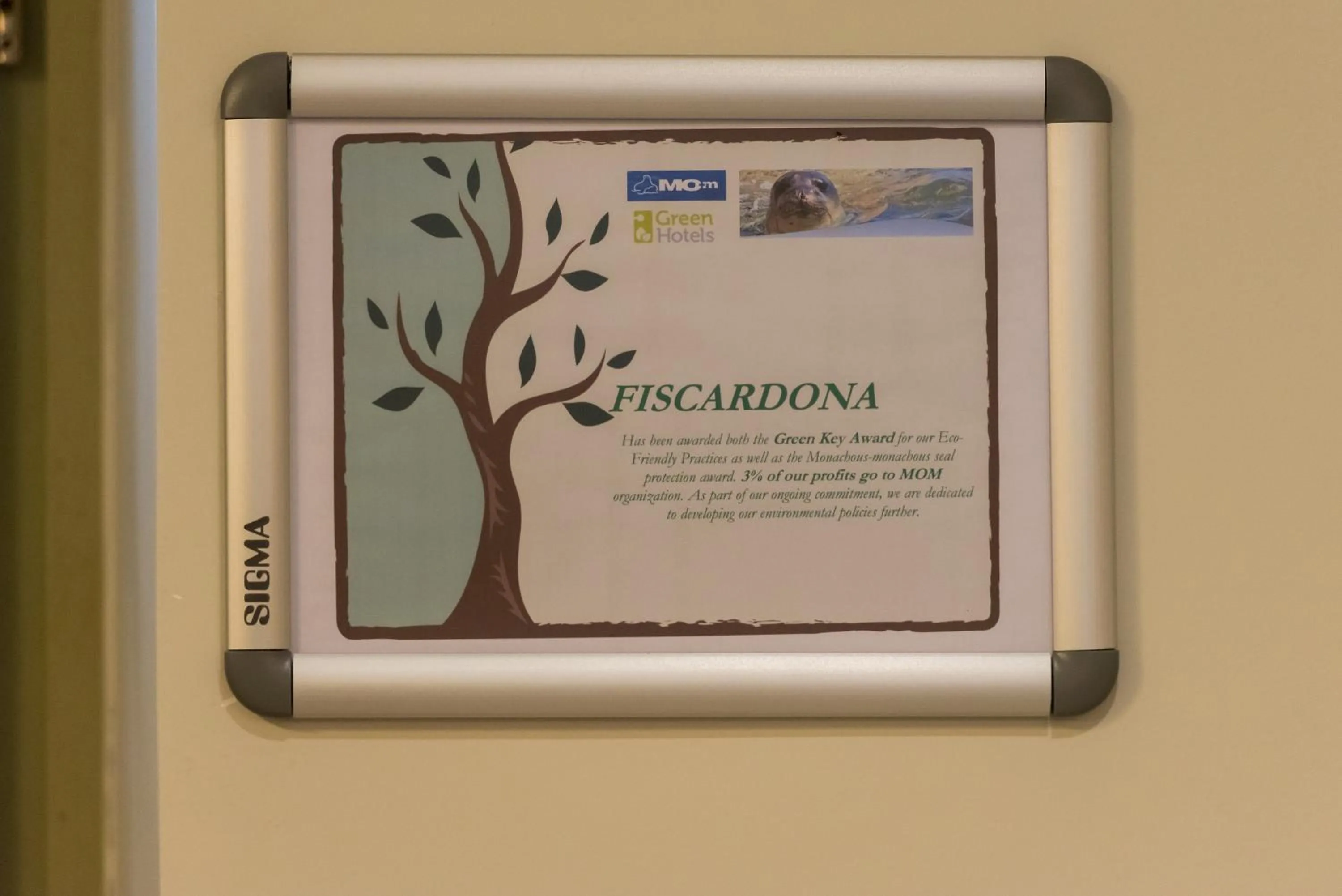 Logo/Certificate/Sign in Fiscardonna Luxury Suites